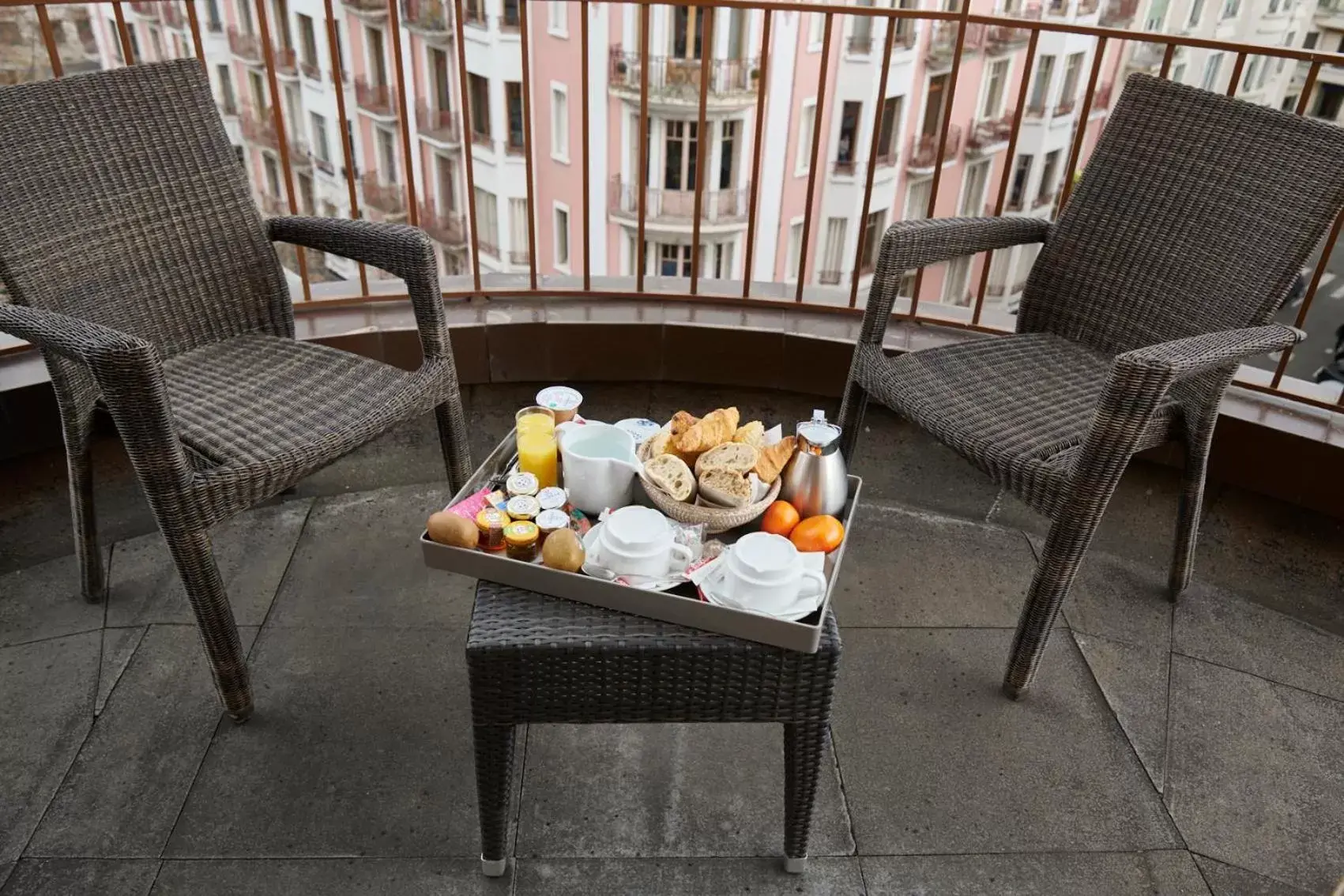 Balcony/Terrace in Best Western Plus Hotel Carlton Annecy