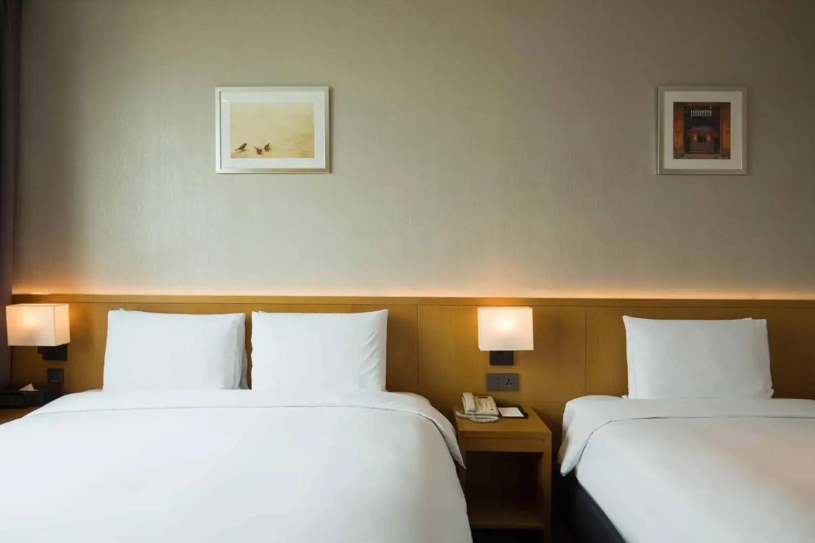 Bed in Sotetsu Hotels The Splaisir Seoul Dongdaemun