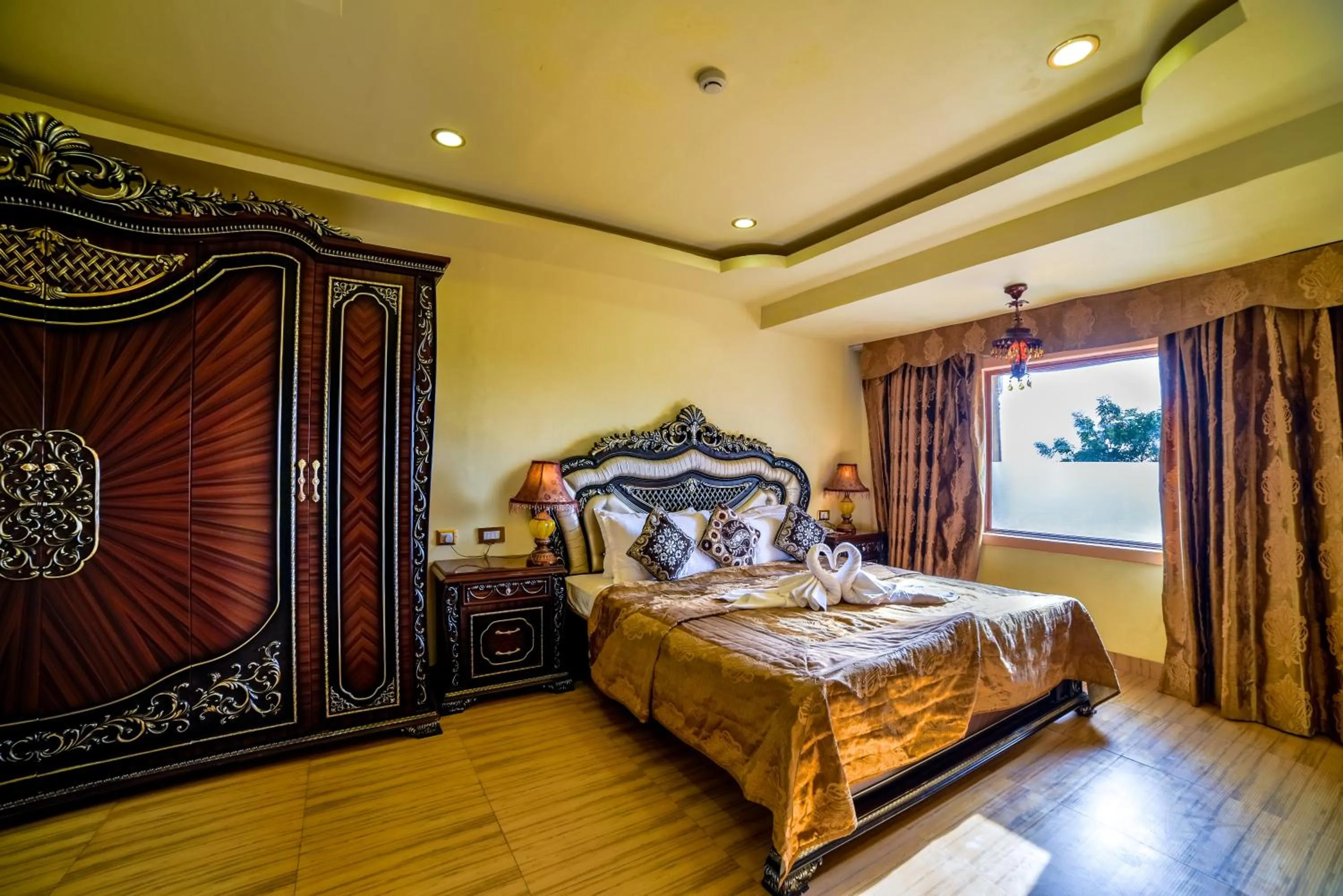 Bedroom, Bed in Chokhi Dhani The Palace Hotel