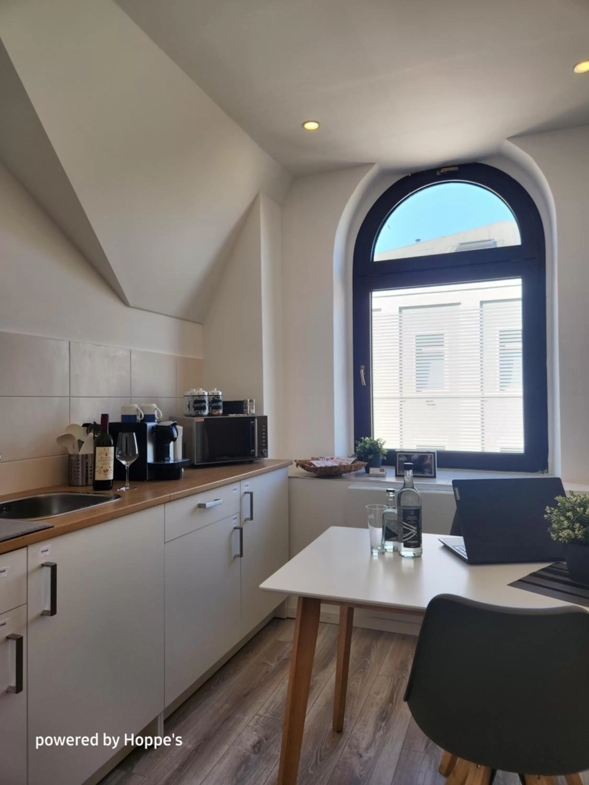 Kitchen or kitchenette in Hotel Hoppe