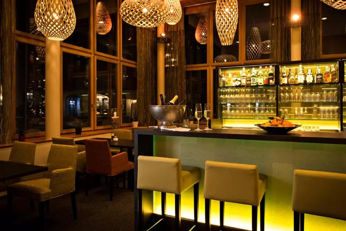 Lounge or bar, Restaurant/Places to Eat in Hotel Allegra