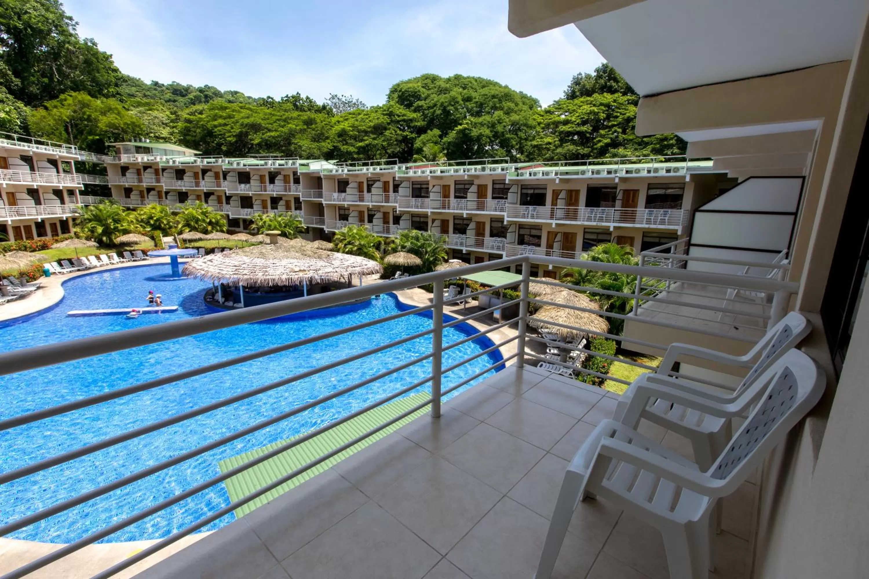 Pool view in Hotel Arenas en Punta Leona