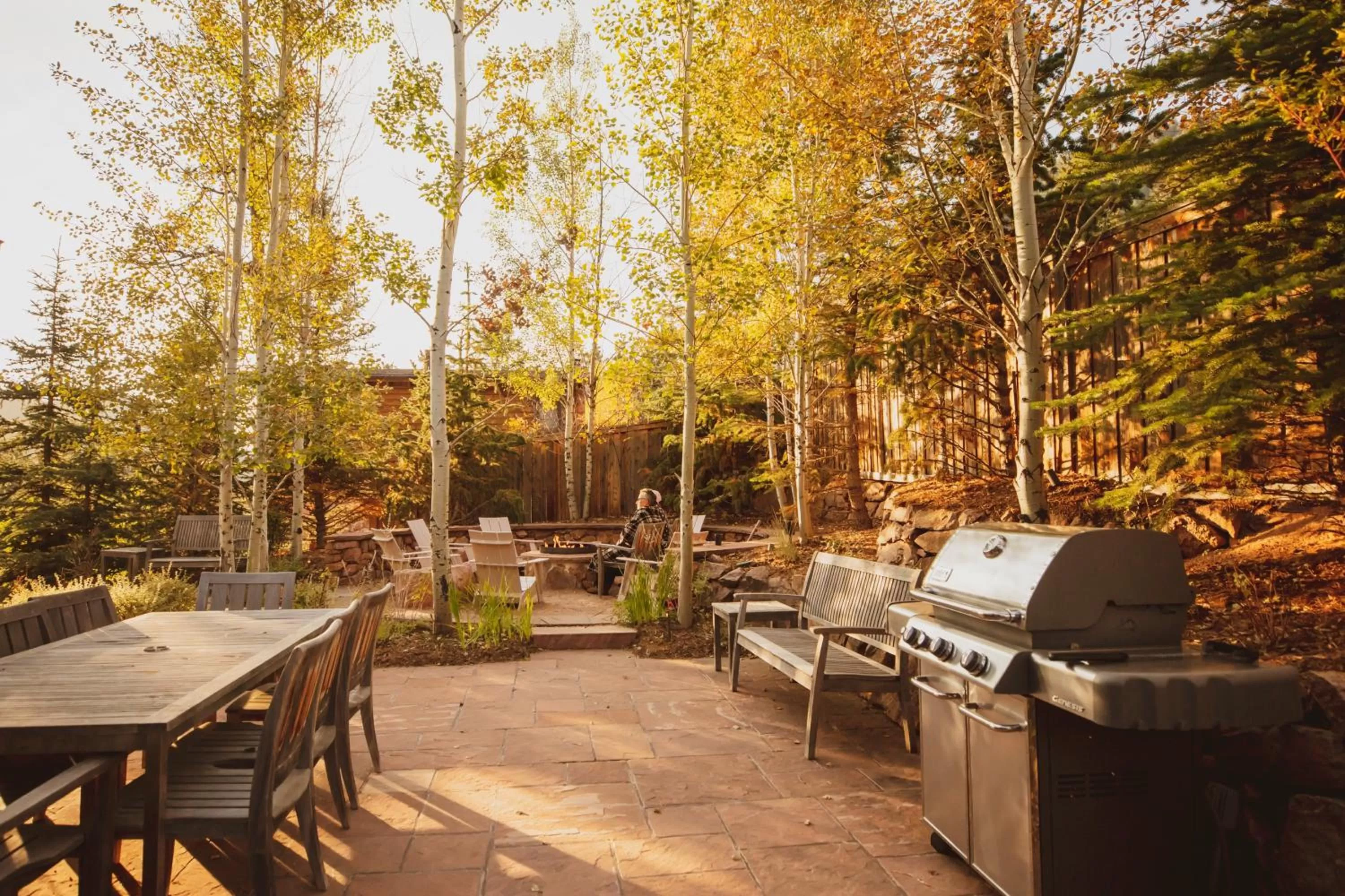 BBQ facilities in The Outlook Lodge
