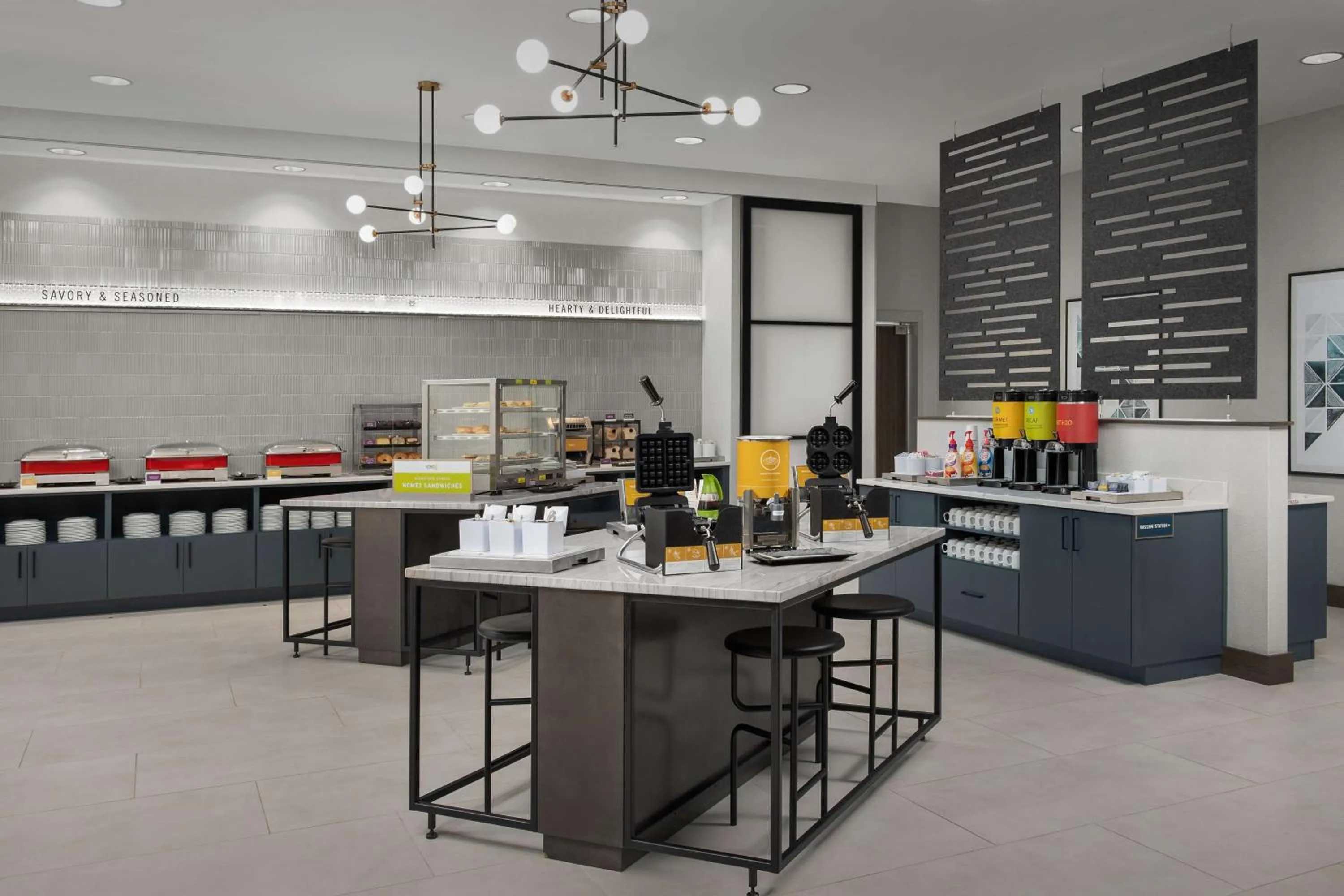 Breakfast in Home2 Suites Orlando Southeast Nona