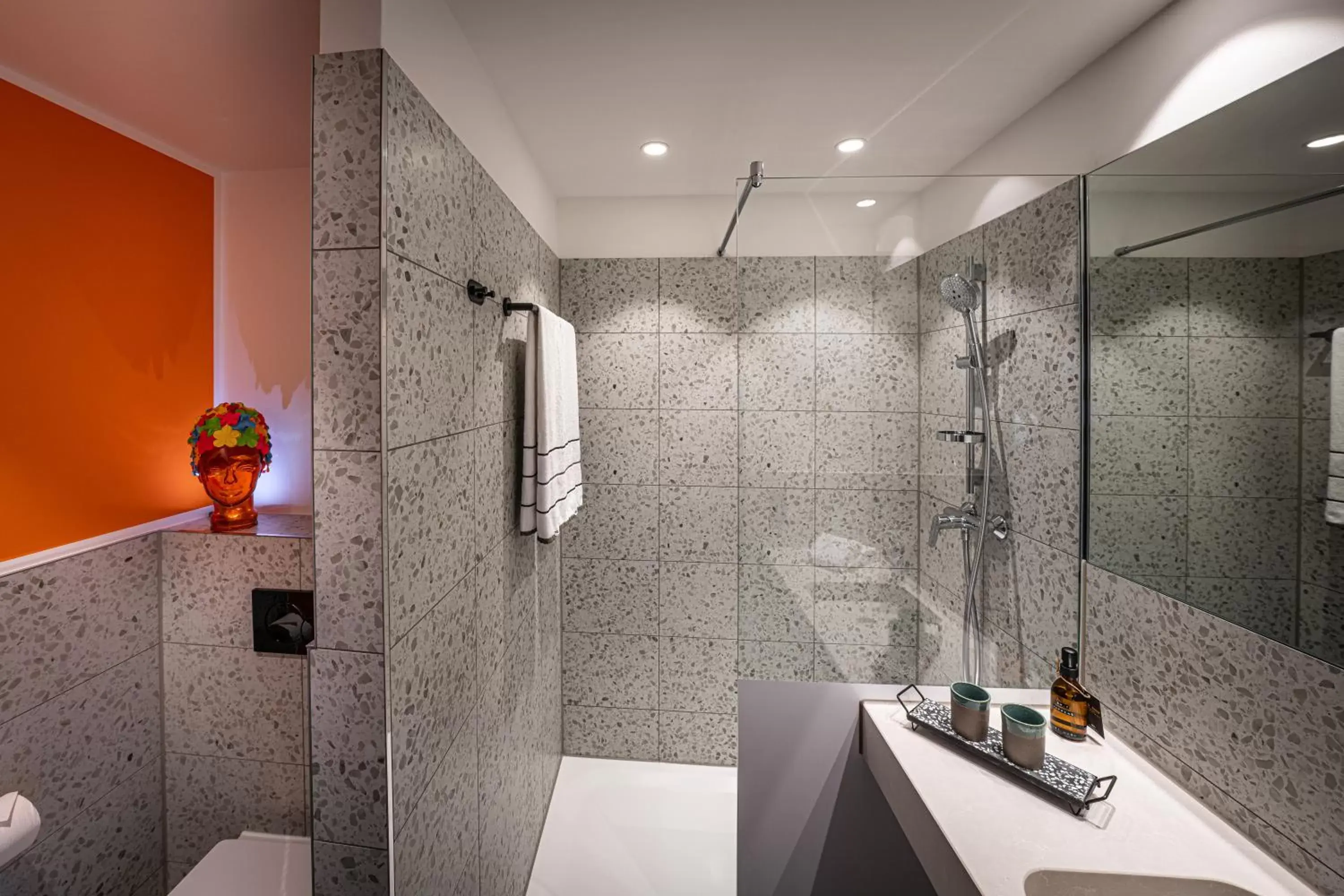 Bathroom in LOGINN Hotel Berlin Airport Bathroom in LOGINN Hotel Berlin Airport