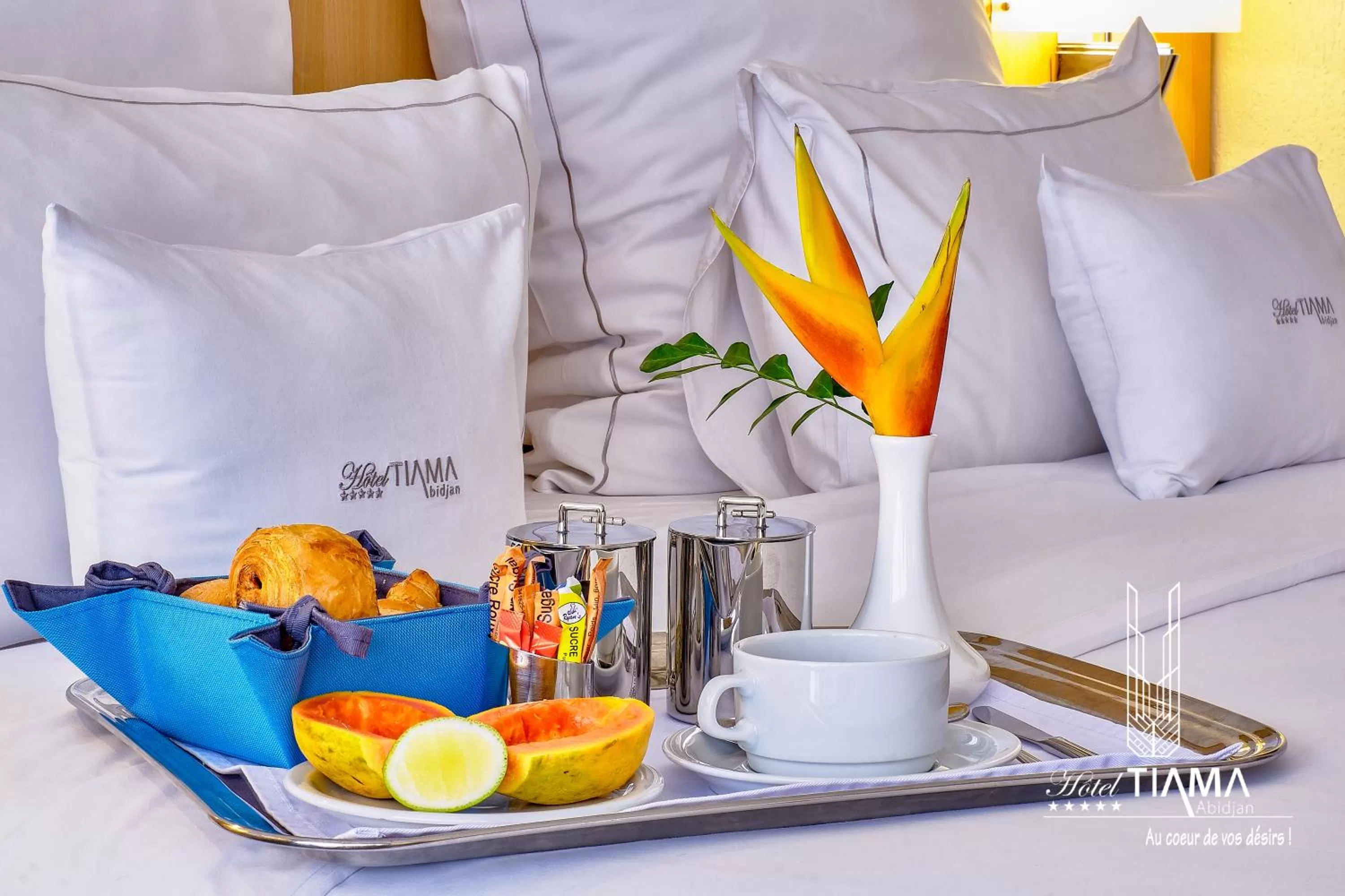 Breakfast in Hotel Tiama Abidjan