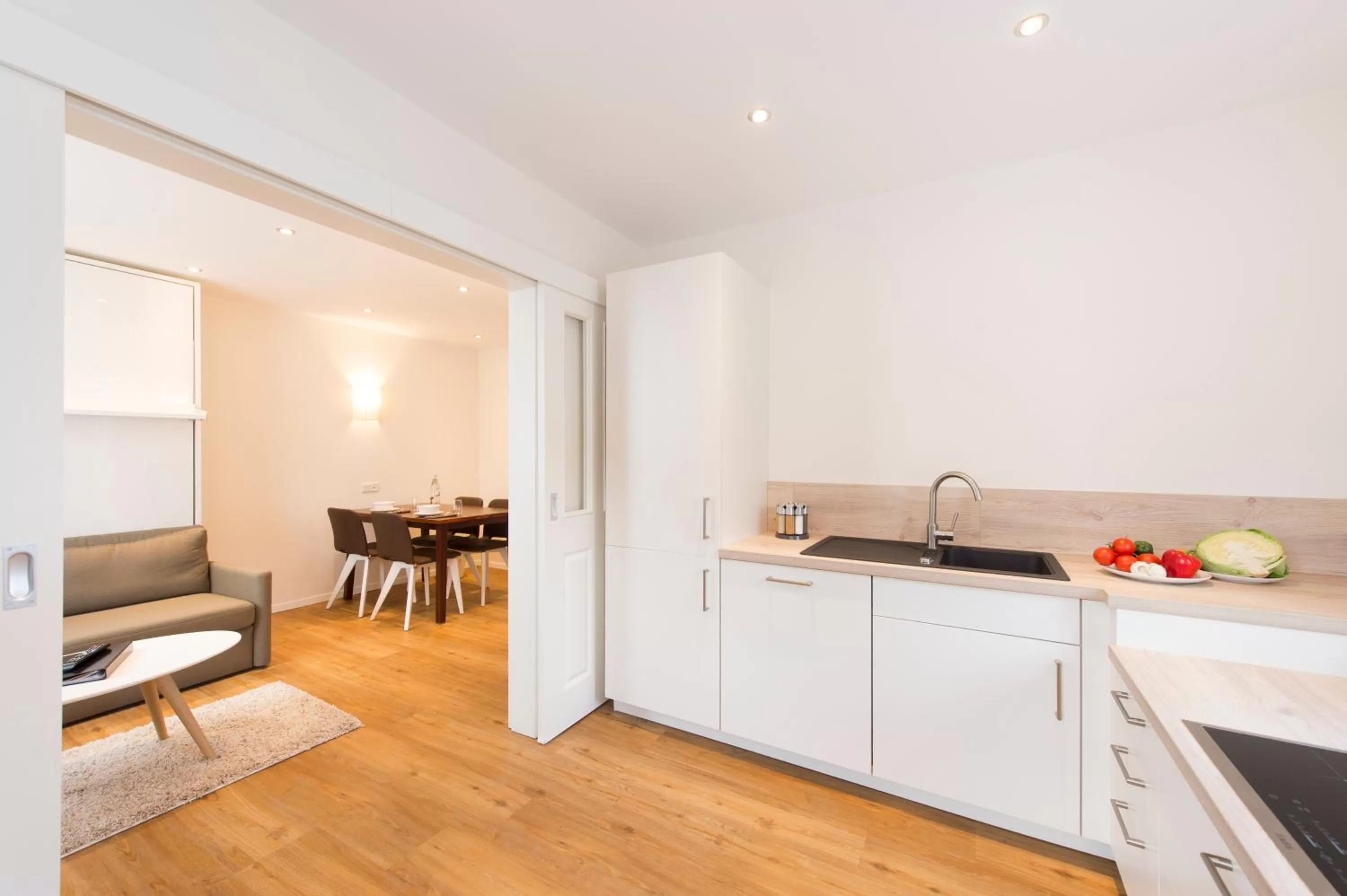 Kitchen or kitchenette in Hotel Storck