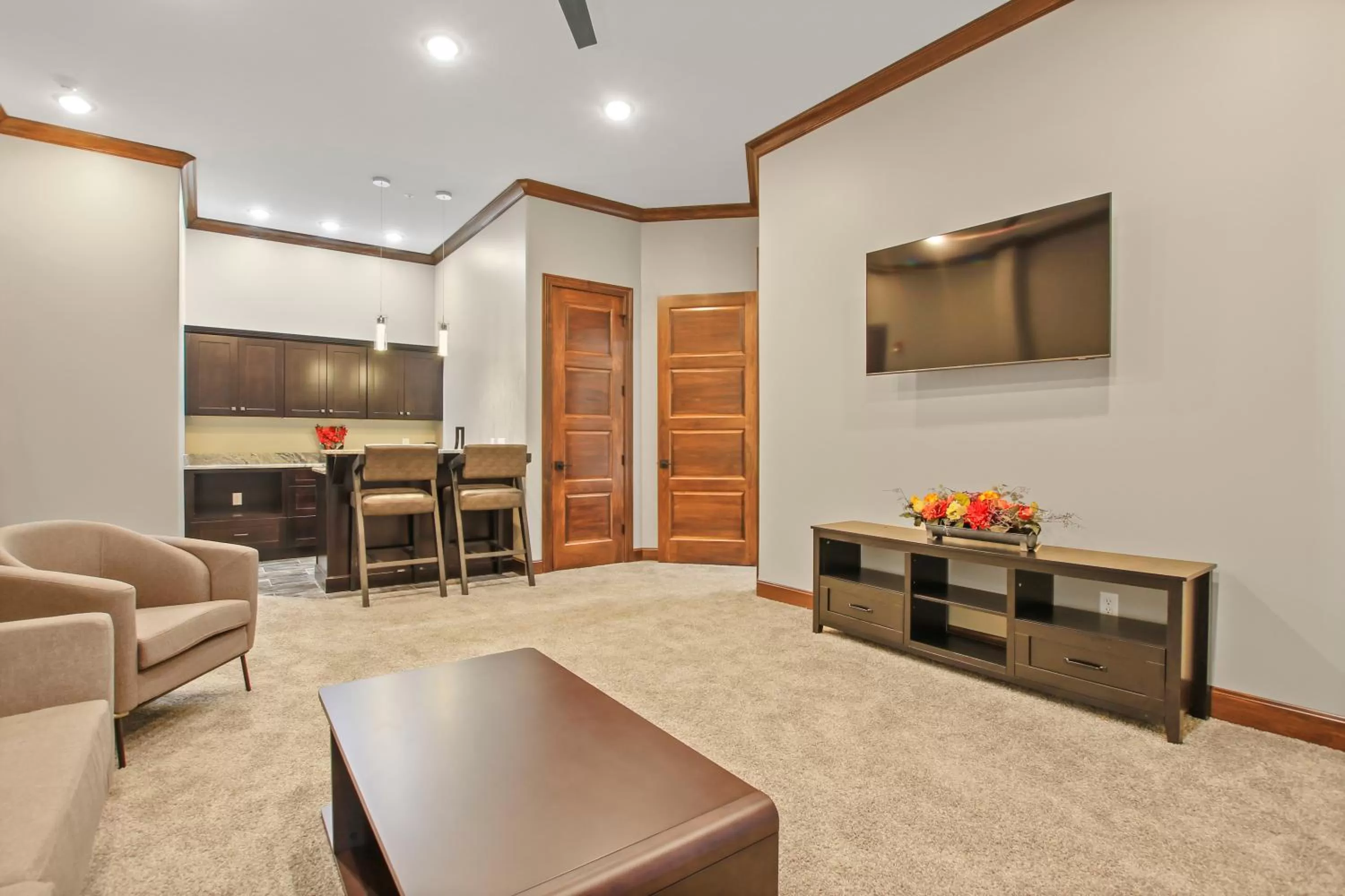 Living room in The Resort at Lake of the Ozarks