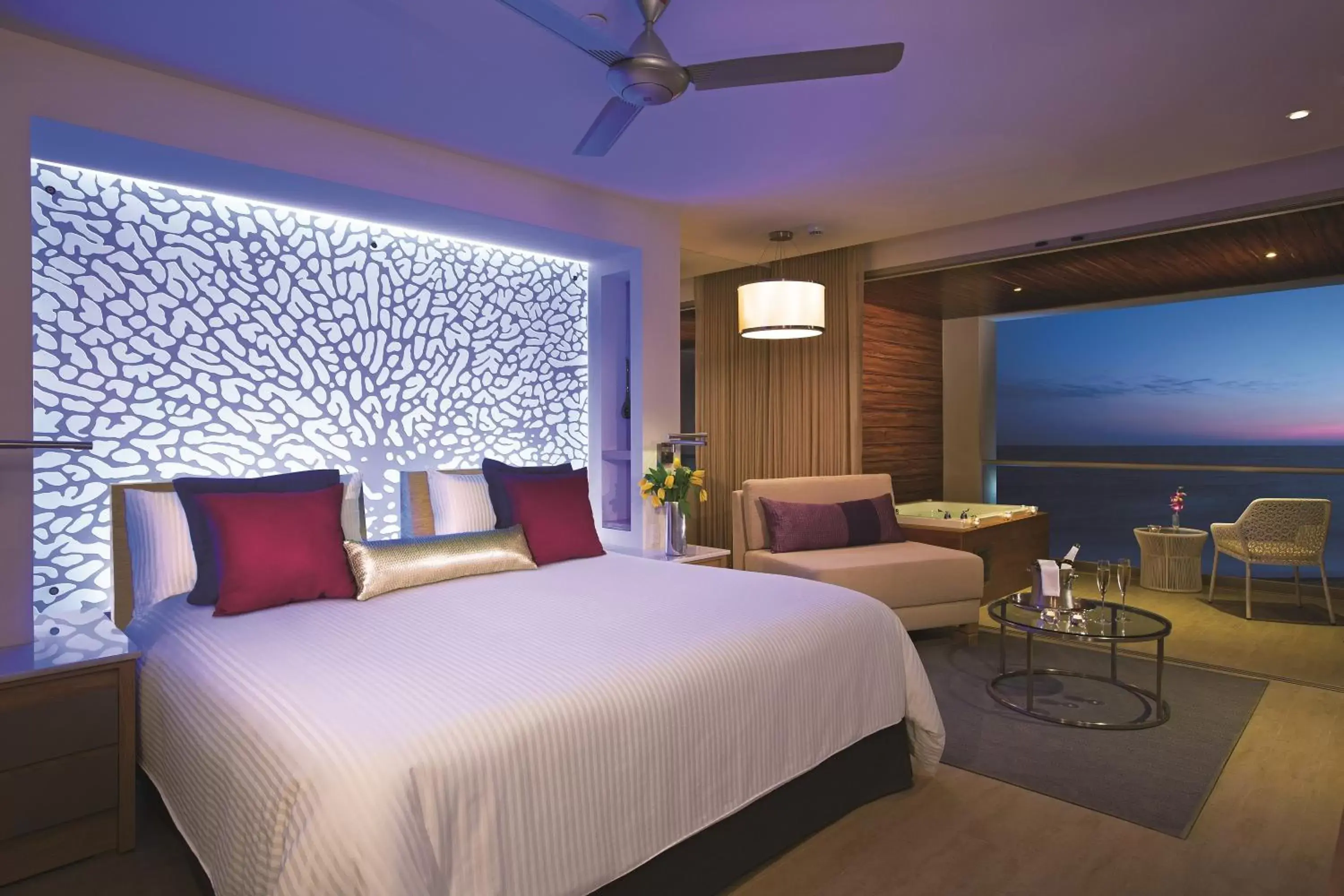 Bed in Breathless Riviera Cancun Resort & Spa - Adults Only - All inclusive