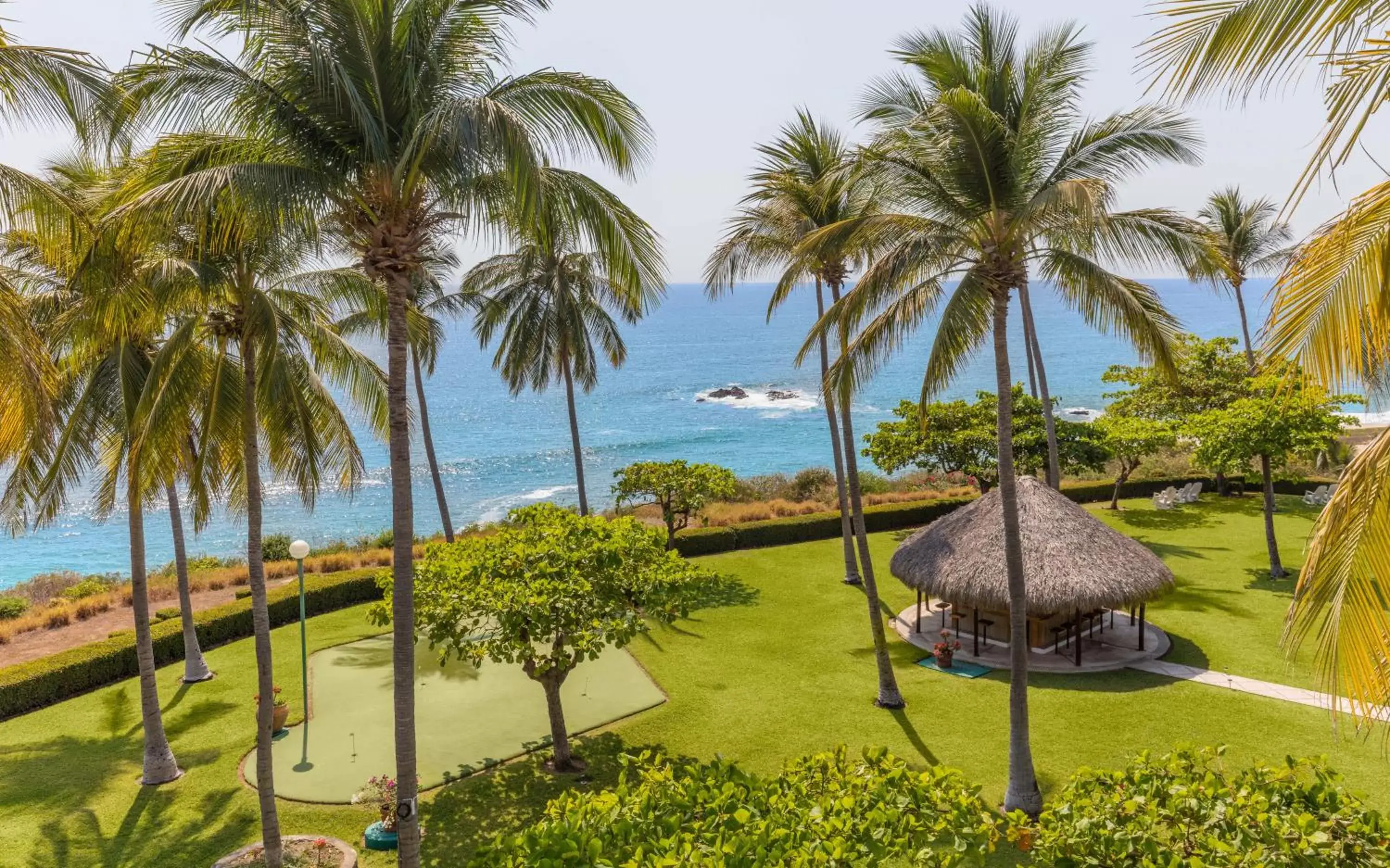 Garden, Sea View in Posada Real Puerto Escondido