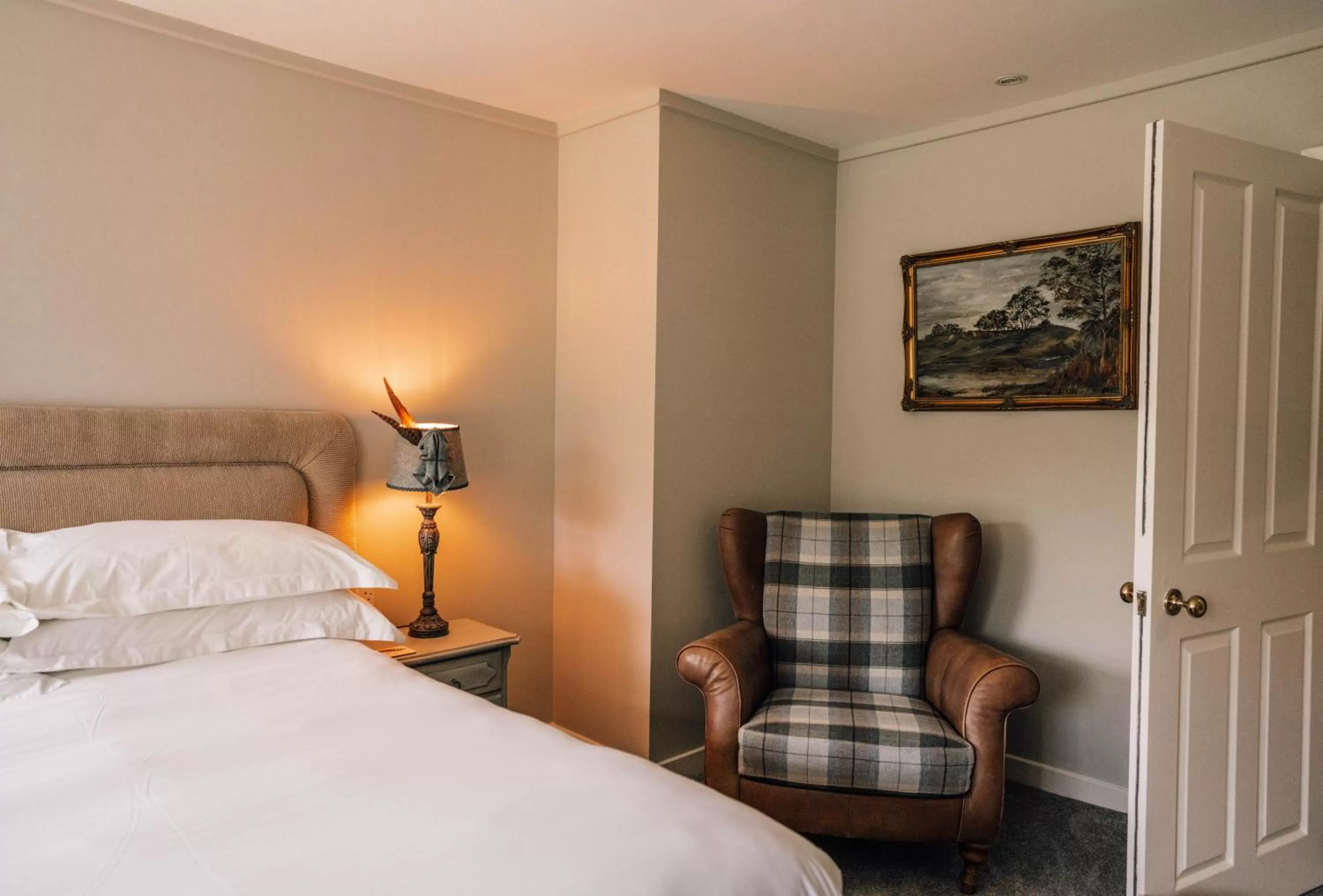 Bedroom, Bed in Forss House