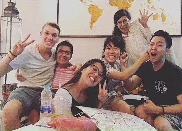 People in Monomer Hostel Bangkok