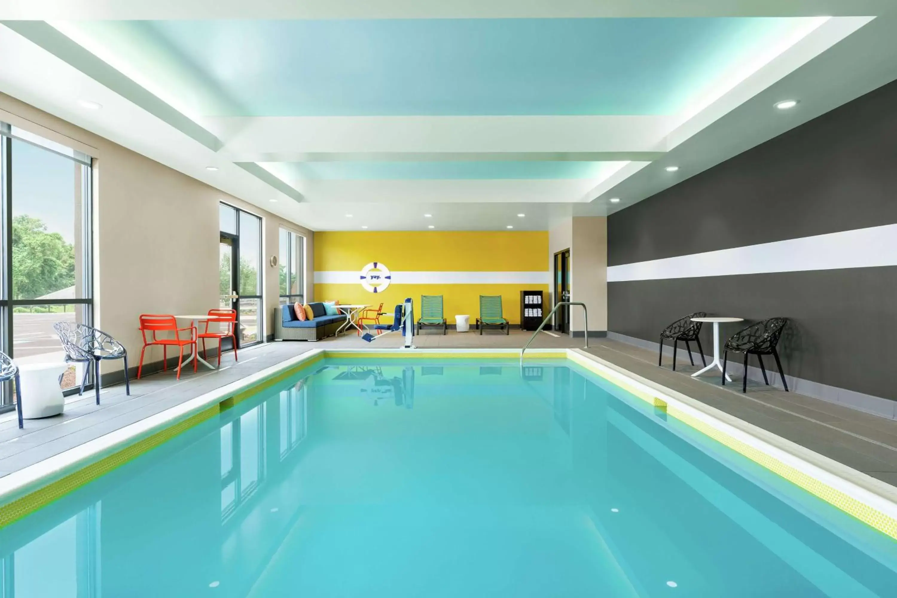 Pool view in Tru By Hilton Hershey Chocolate Avenue Pool view in Tru By Hilton Hershey Chocolate Avenue