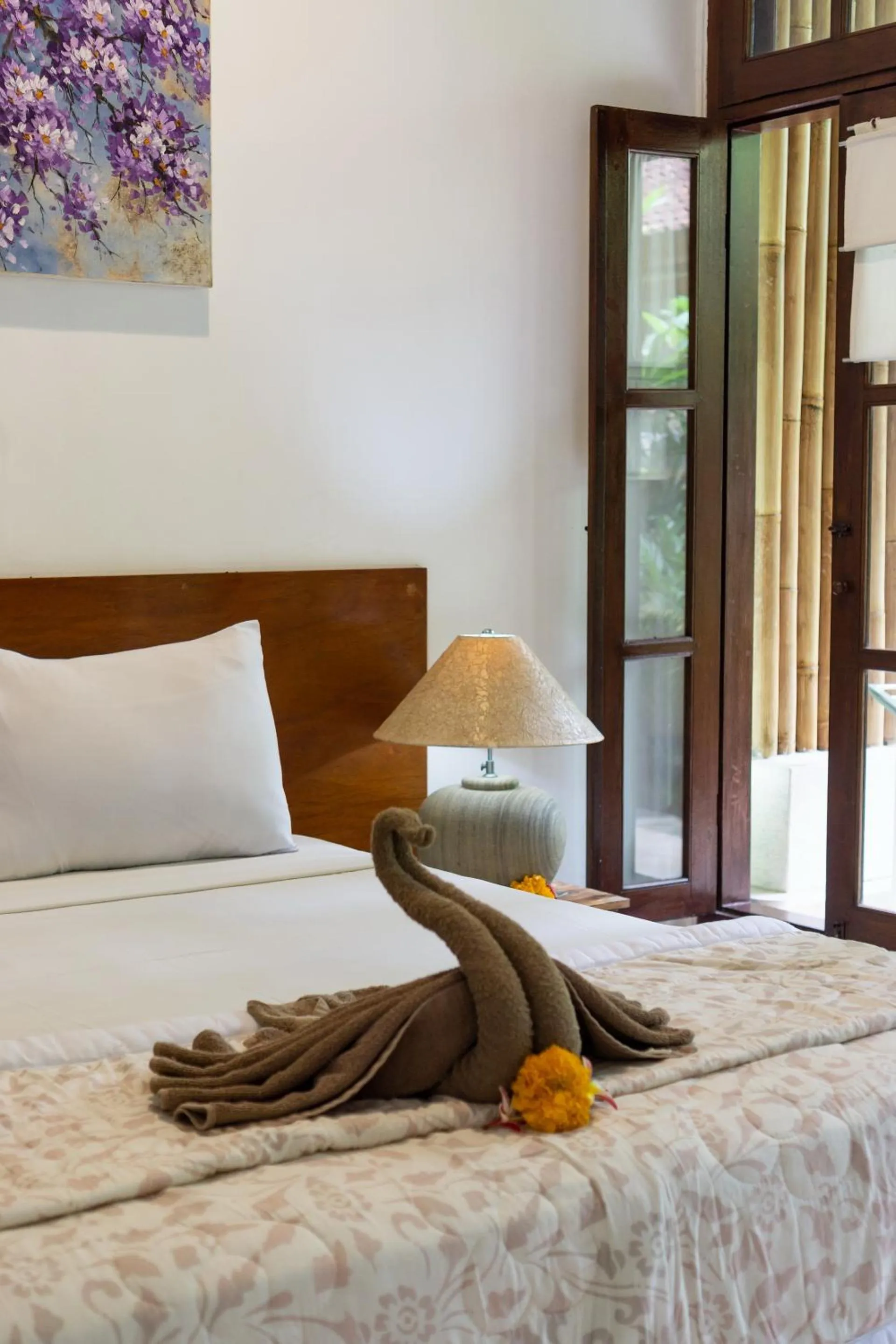 Bed in Padma Ubud Retreat
