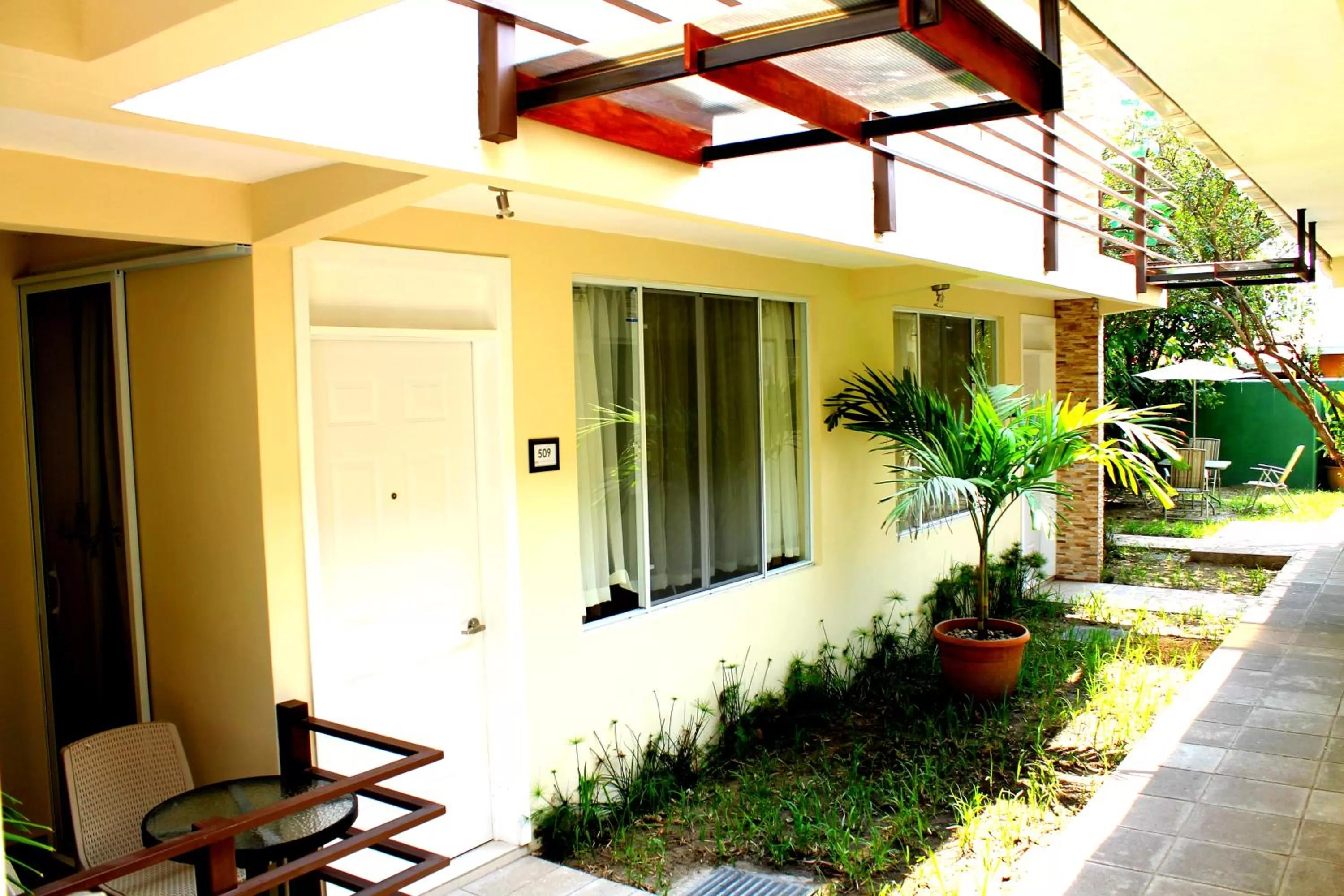 Facade/entrance in Las Magnolias Hotel Boutique
