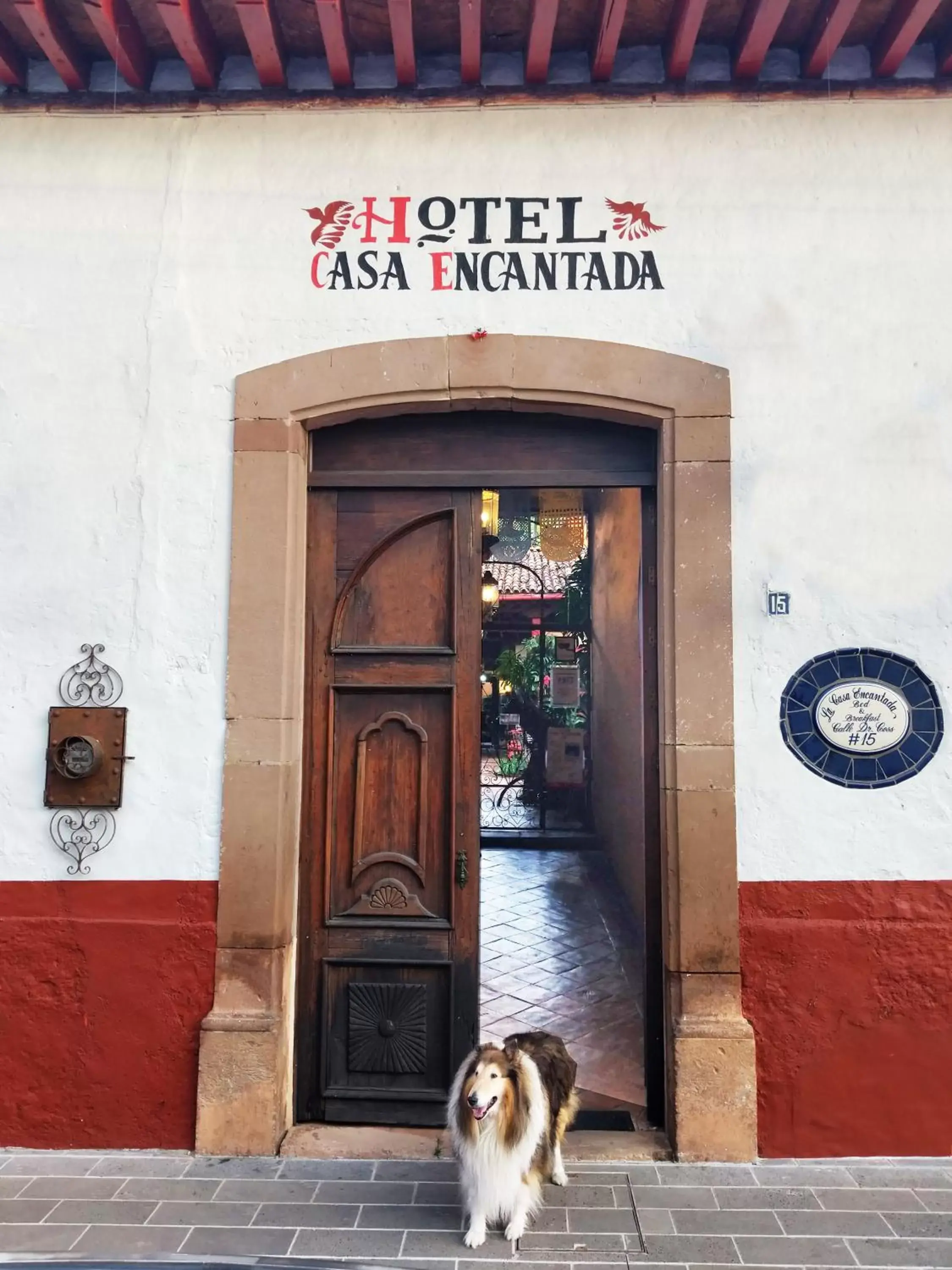 Facade/entrance in Hotel Casa Encantada