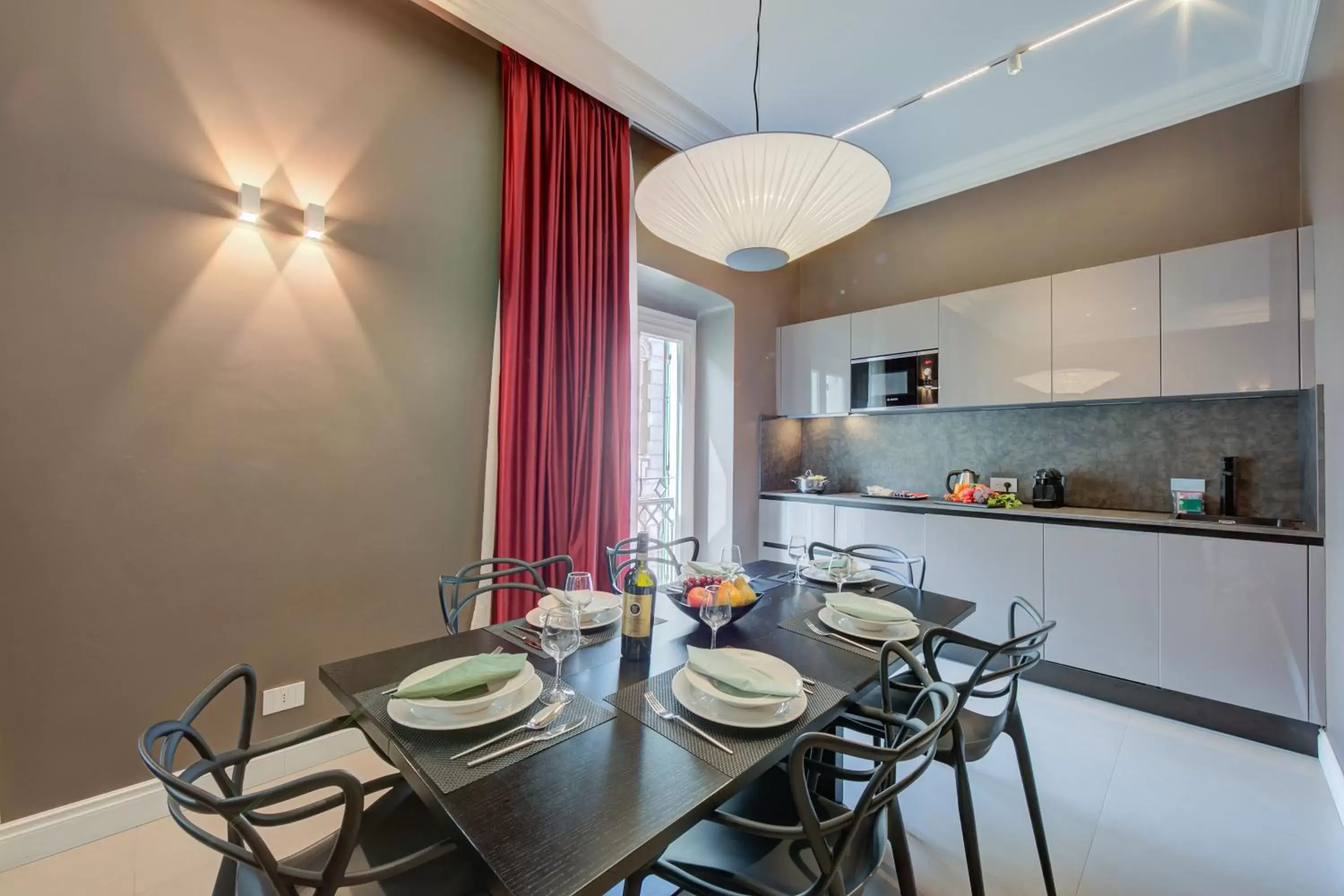 Dining Area in Boutique Central Apartments- Happy Rentals