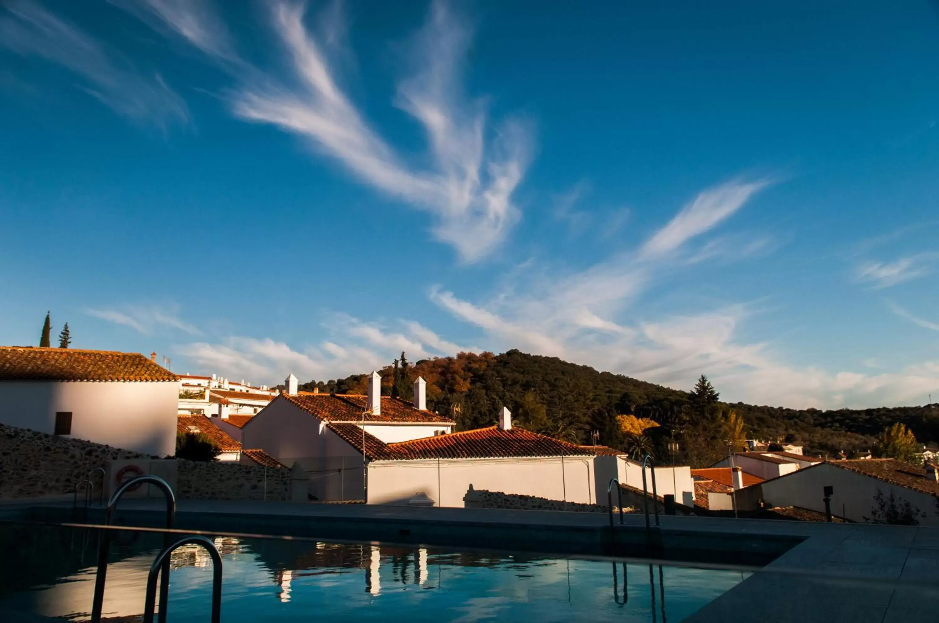 View (from property/room), Winter in Hotel Convento Aracena & SPA