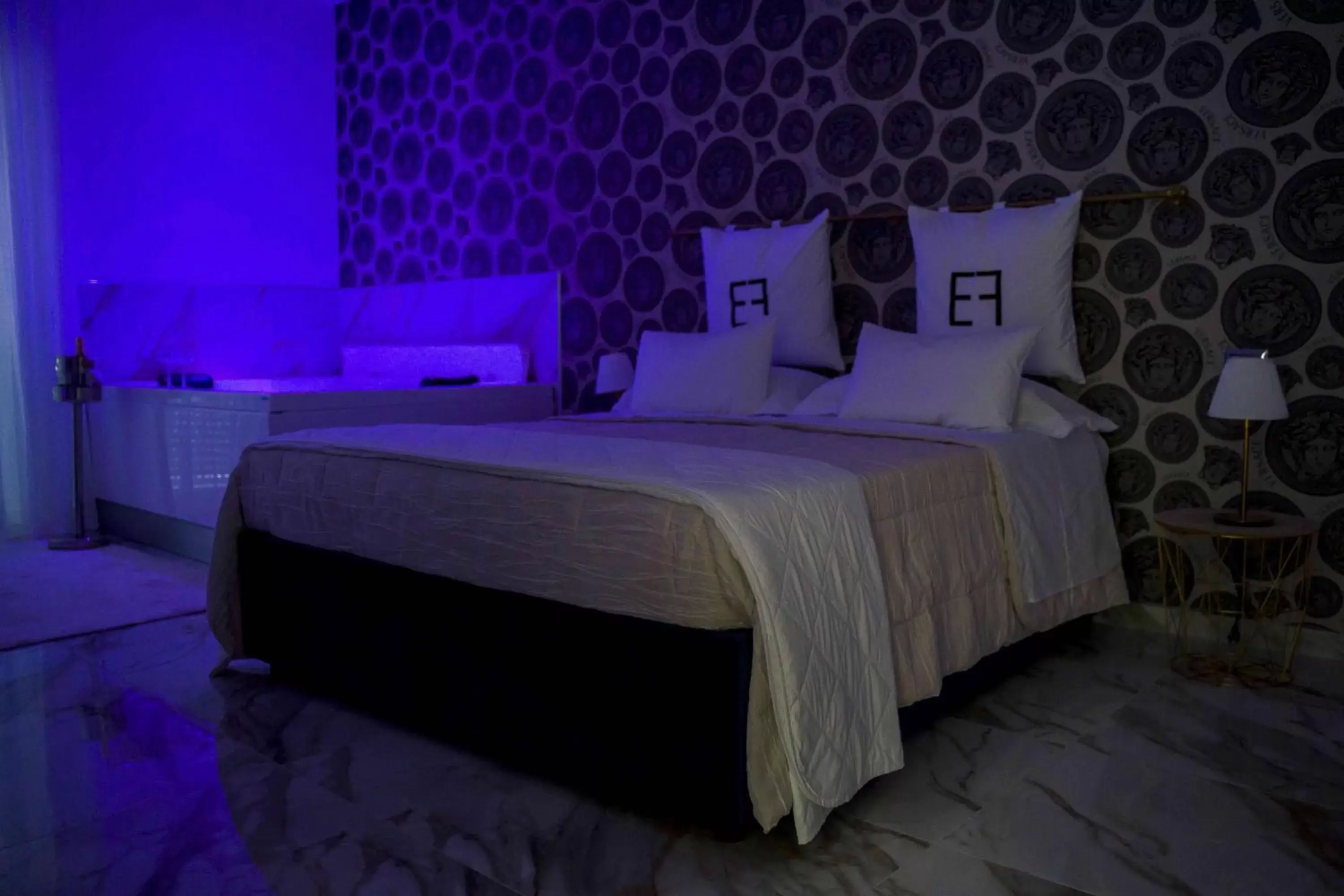 Bed in EF LUXURY LIVING RESORT AND SPA