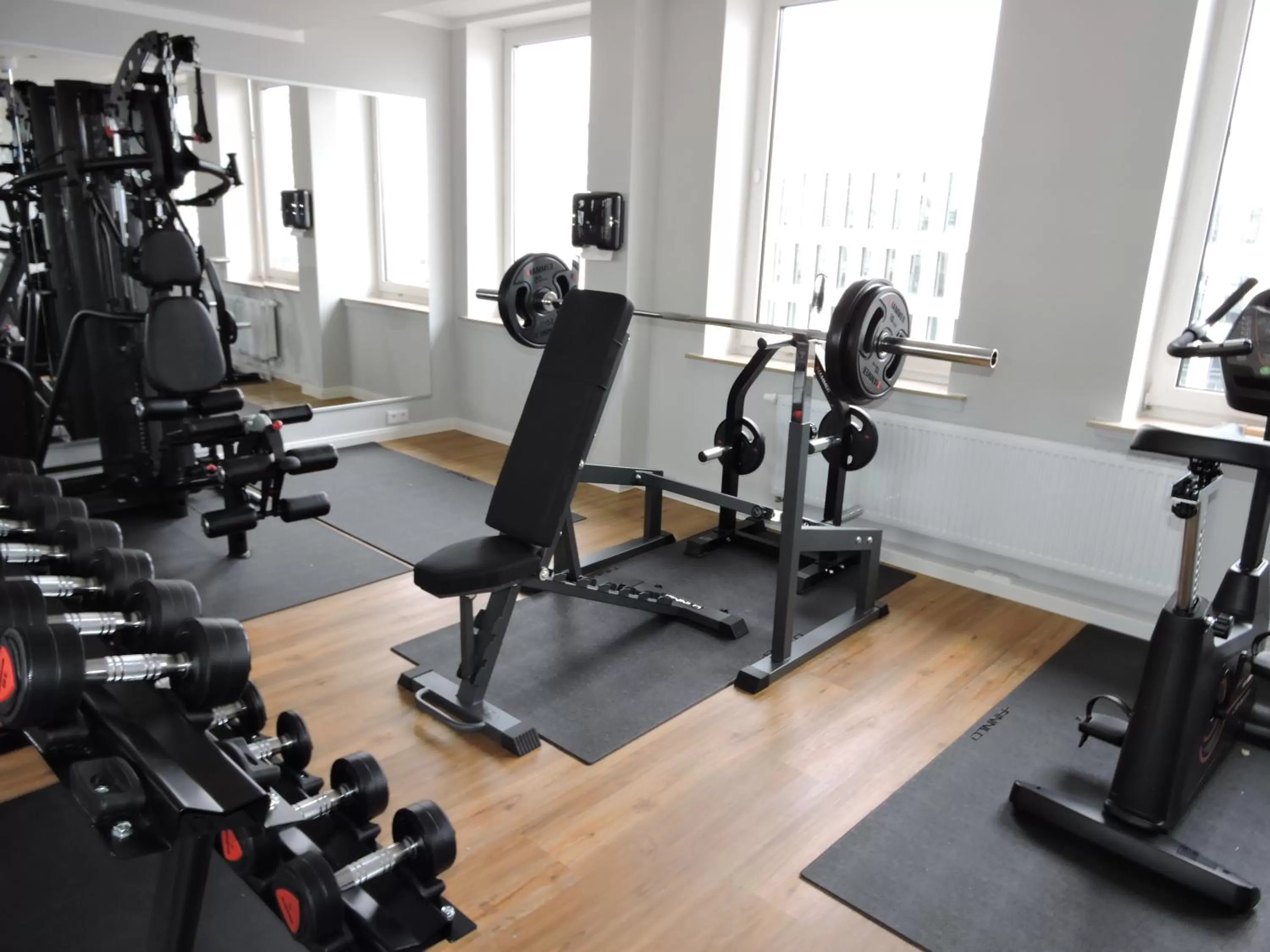 Fitness centre/facilities in DORMERO Hotel Bremen