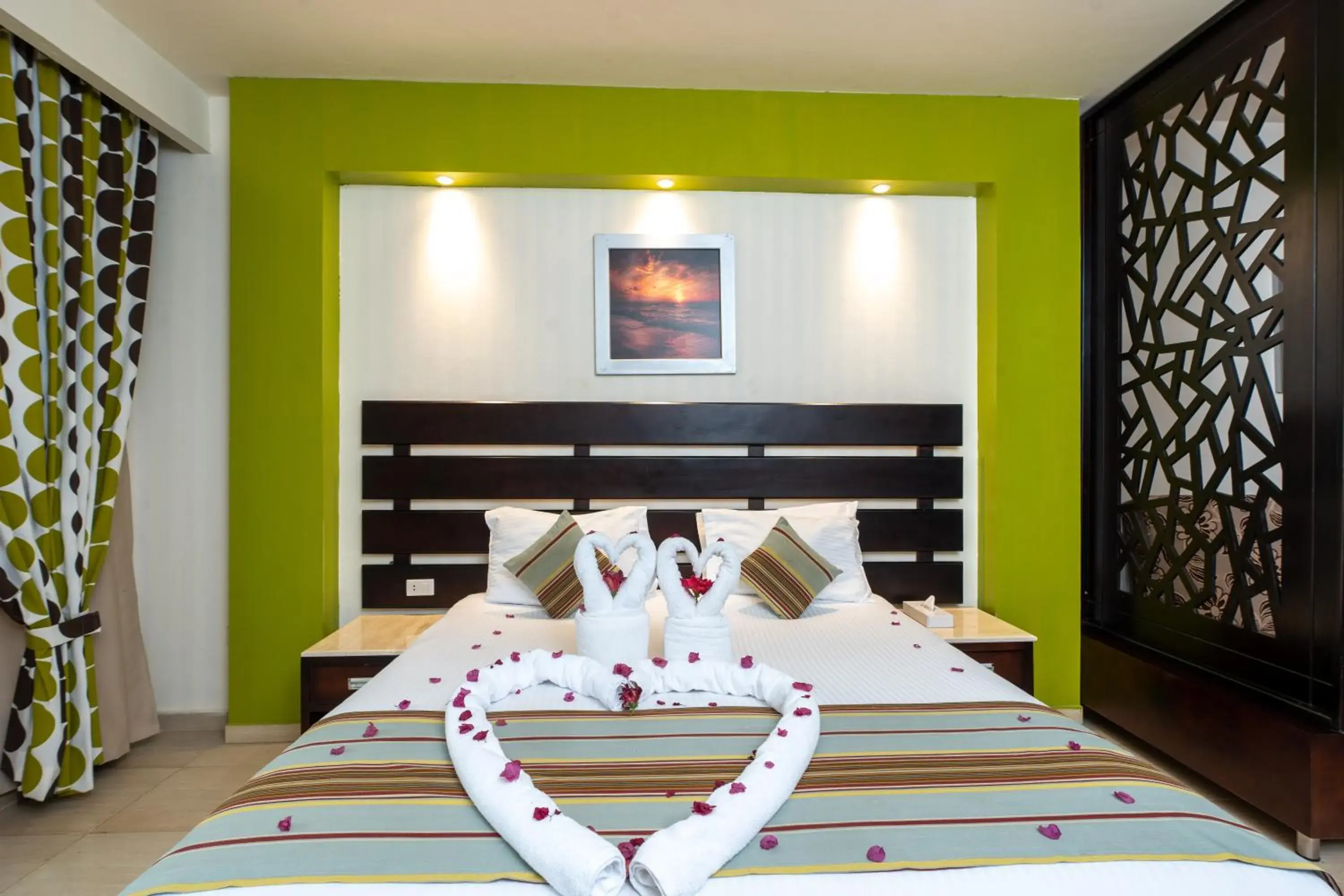 Bedroom in El Karma Beach Resort & Aqua Park - Hurghada