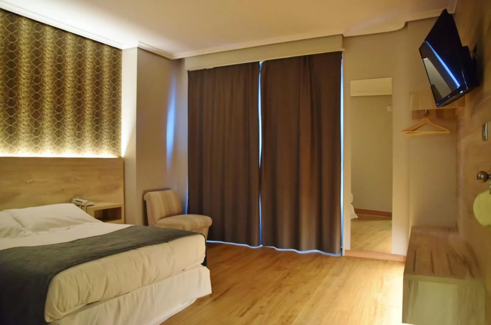 Bed in Hospedium Hotel La Marina Costa da Morte