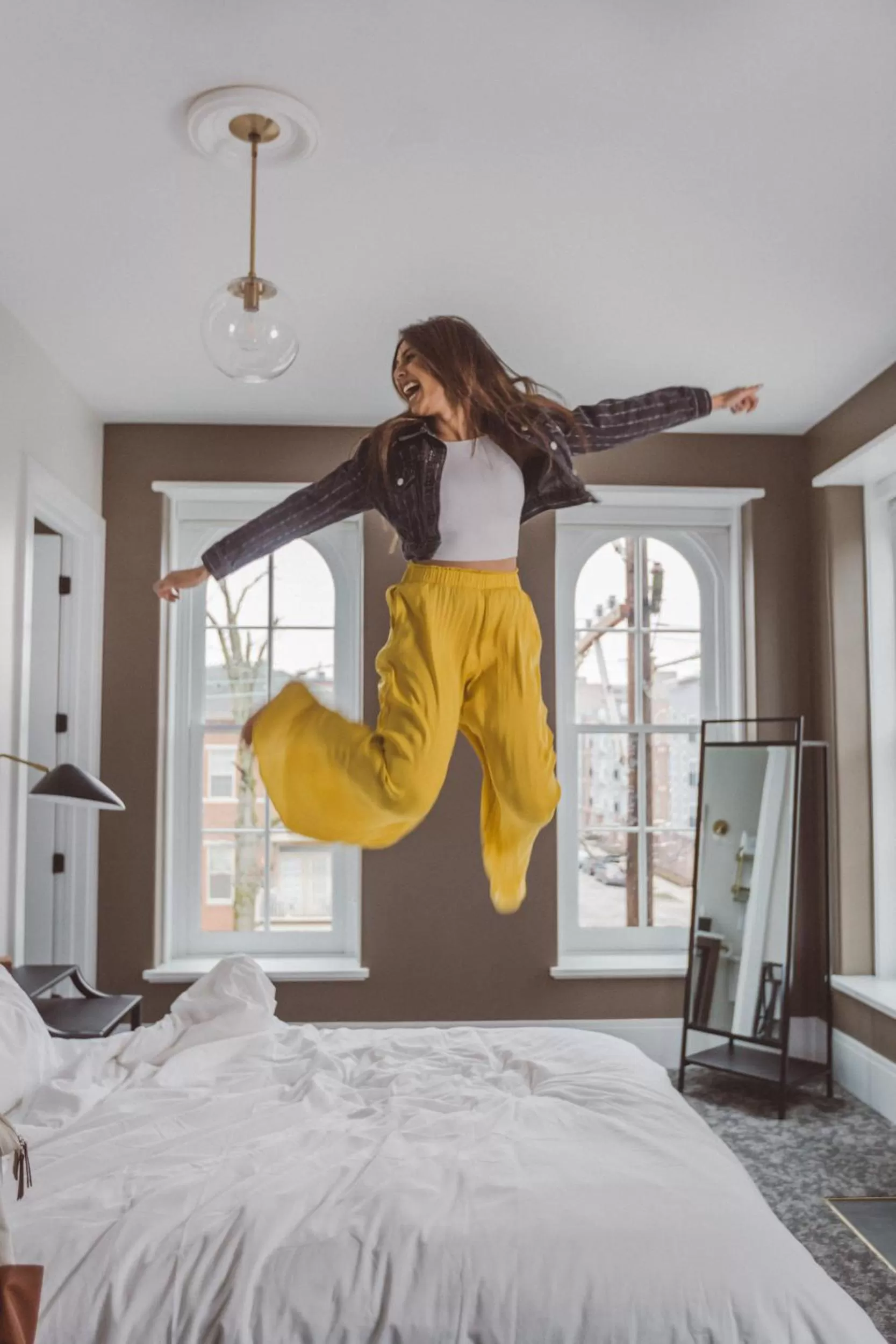 Bedroom, Bed in Hancock House