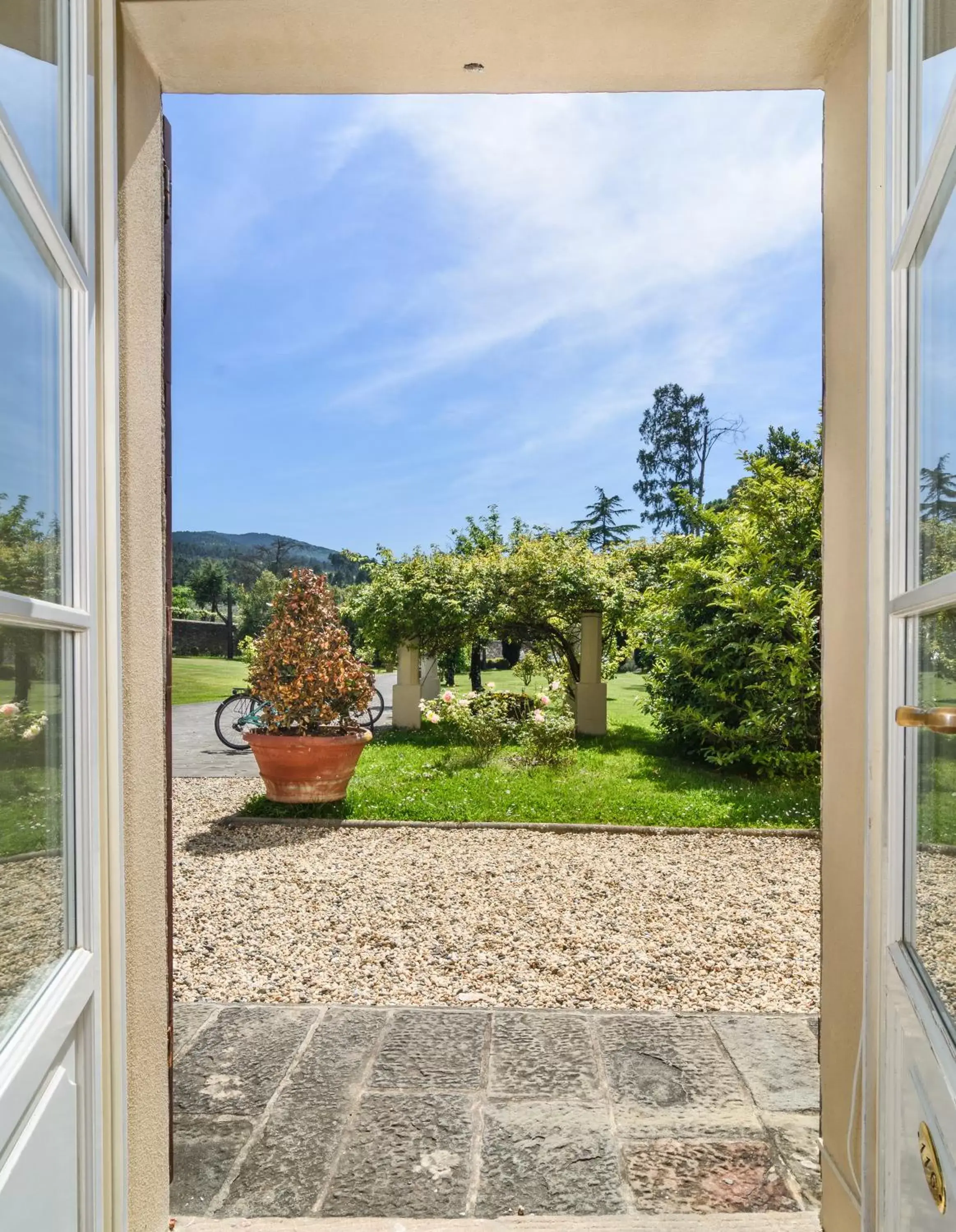 Garden view in Hotel Albergo Villa Marta