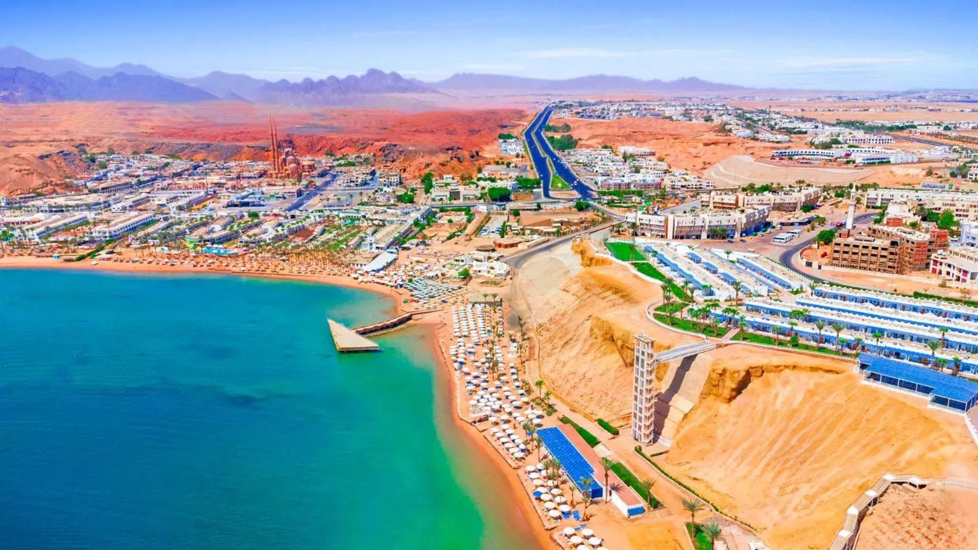 Bird's eye view in Albatros Sharm Resort - By Pickalbatros Bird's eye view in Albatros Sharm Resort - By Pickalbatros
