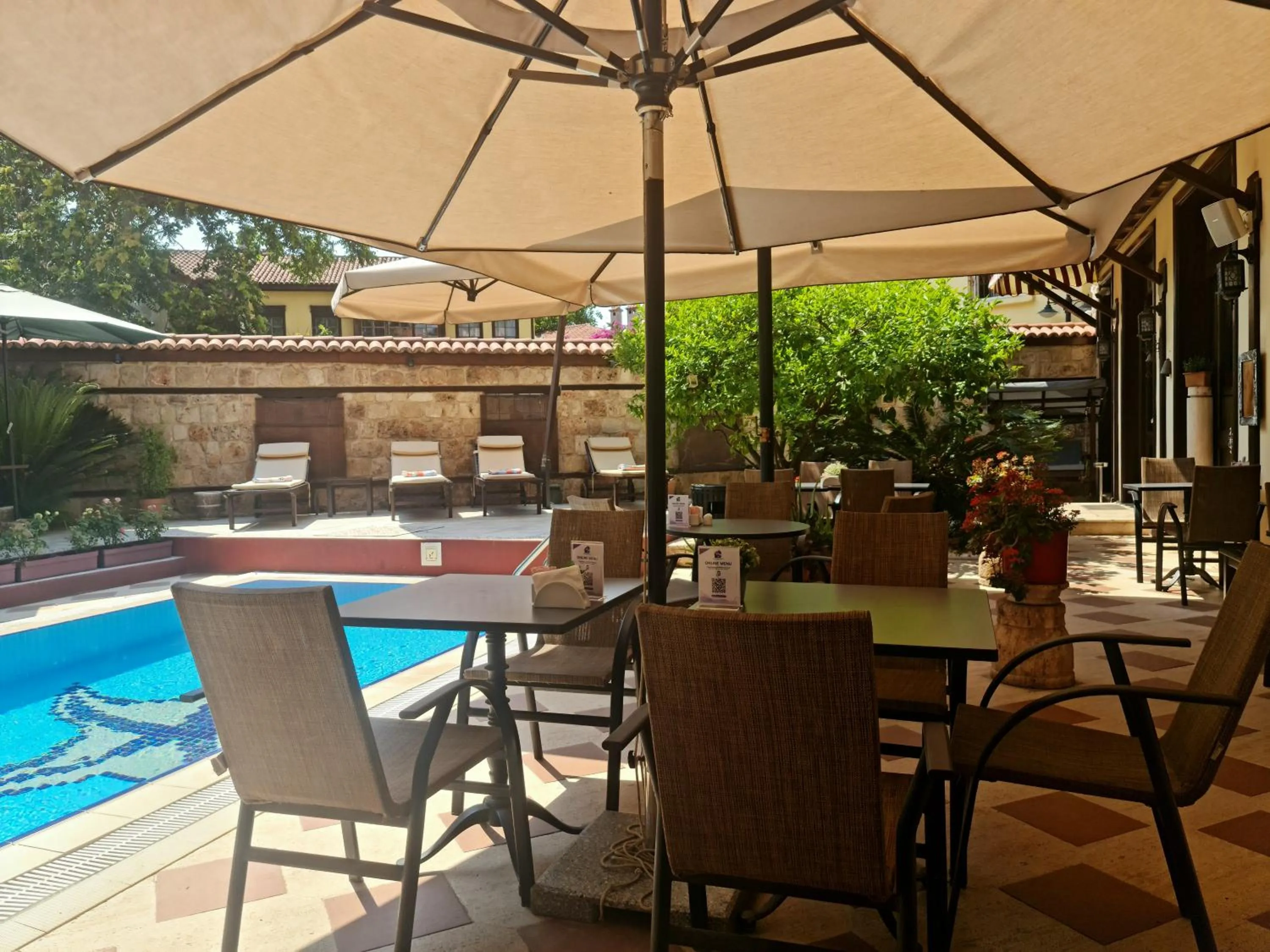 Patio in Eski Masal Hotel - Special Class