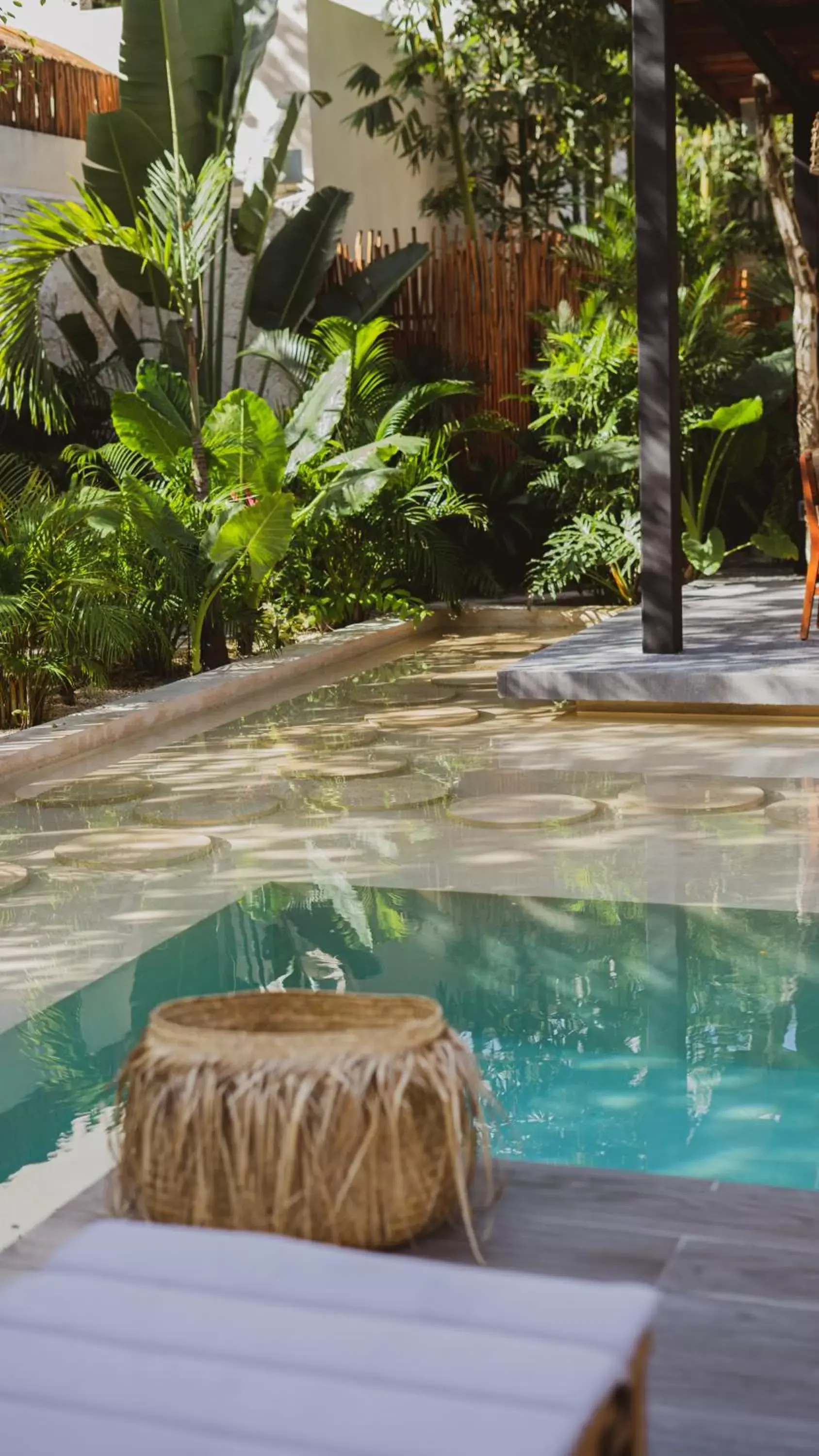 Garden view, Swimming Pool in Atman Residences Tulum Hotel