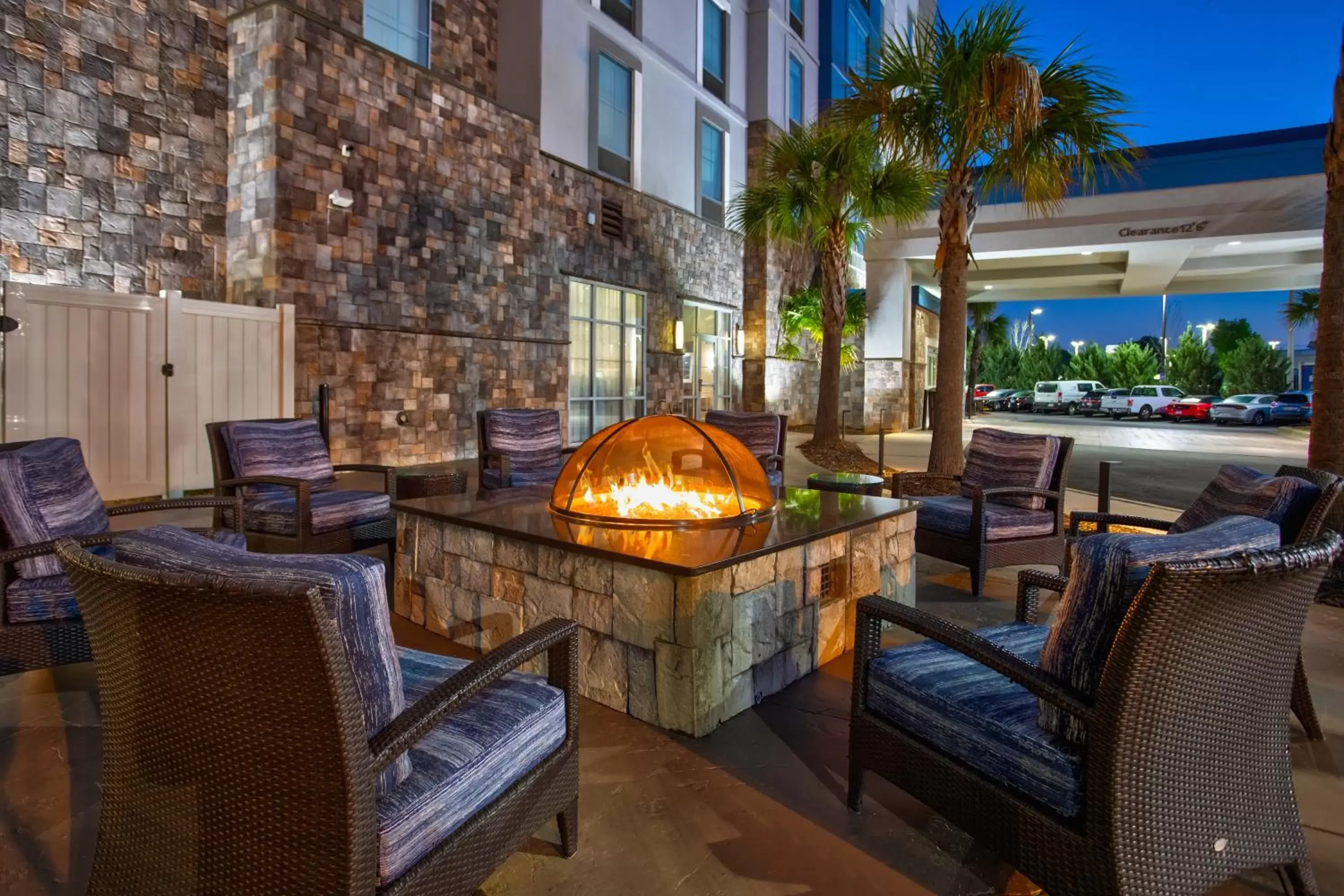 Balcony/Terrace in Hampton Inn & Suites Columbia/Southeast-Fort Jackson