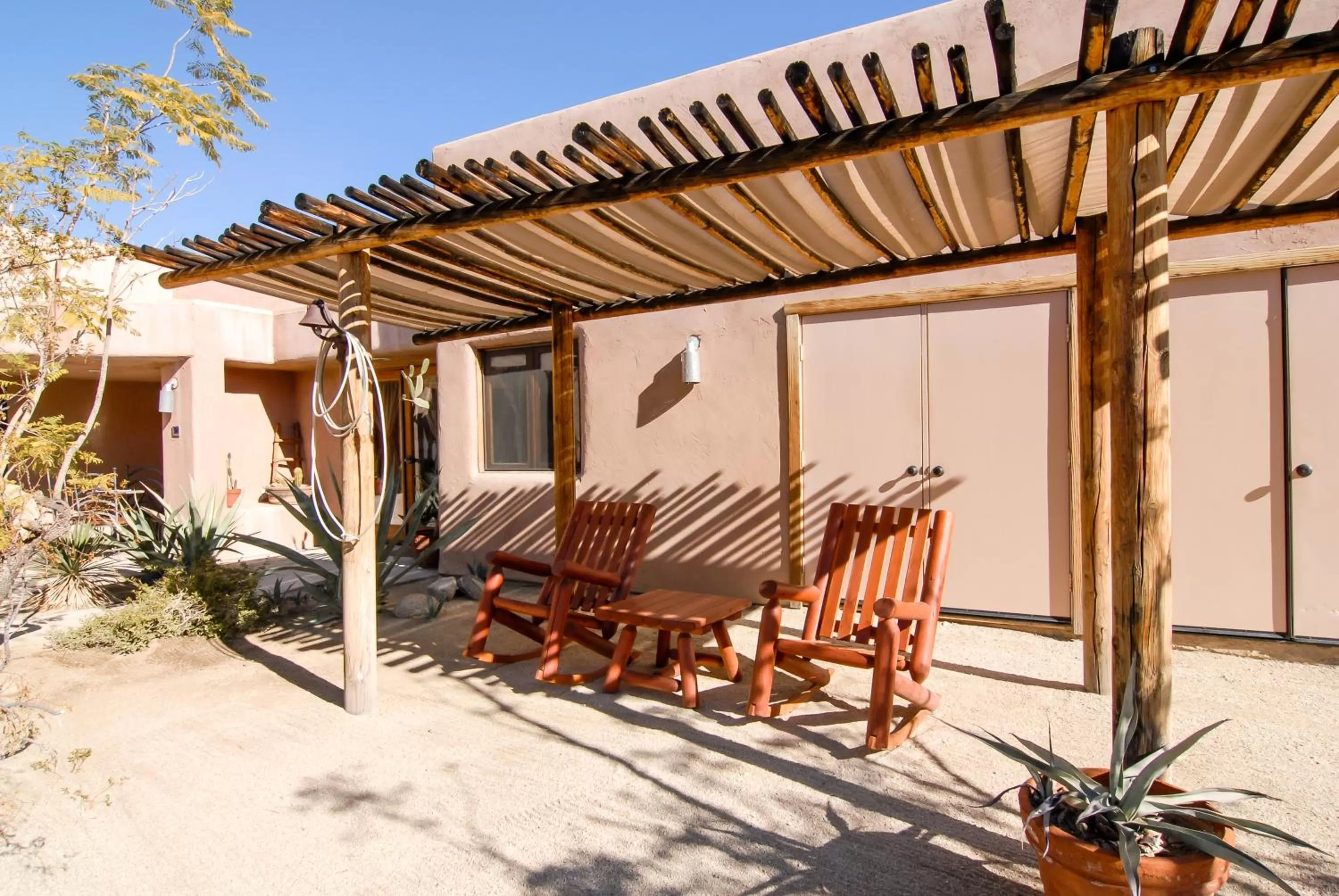 Patio in Borrego Valley Inn