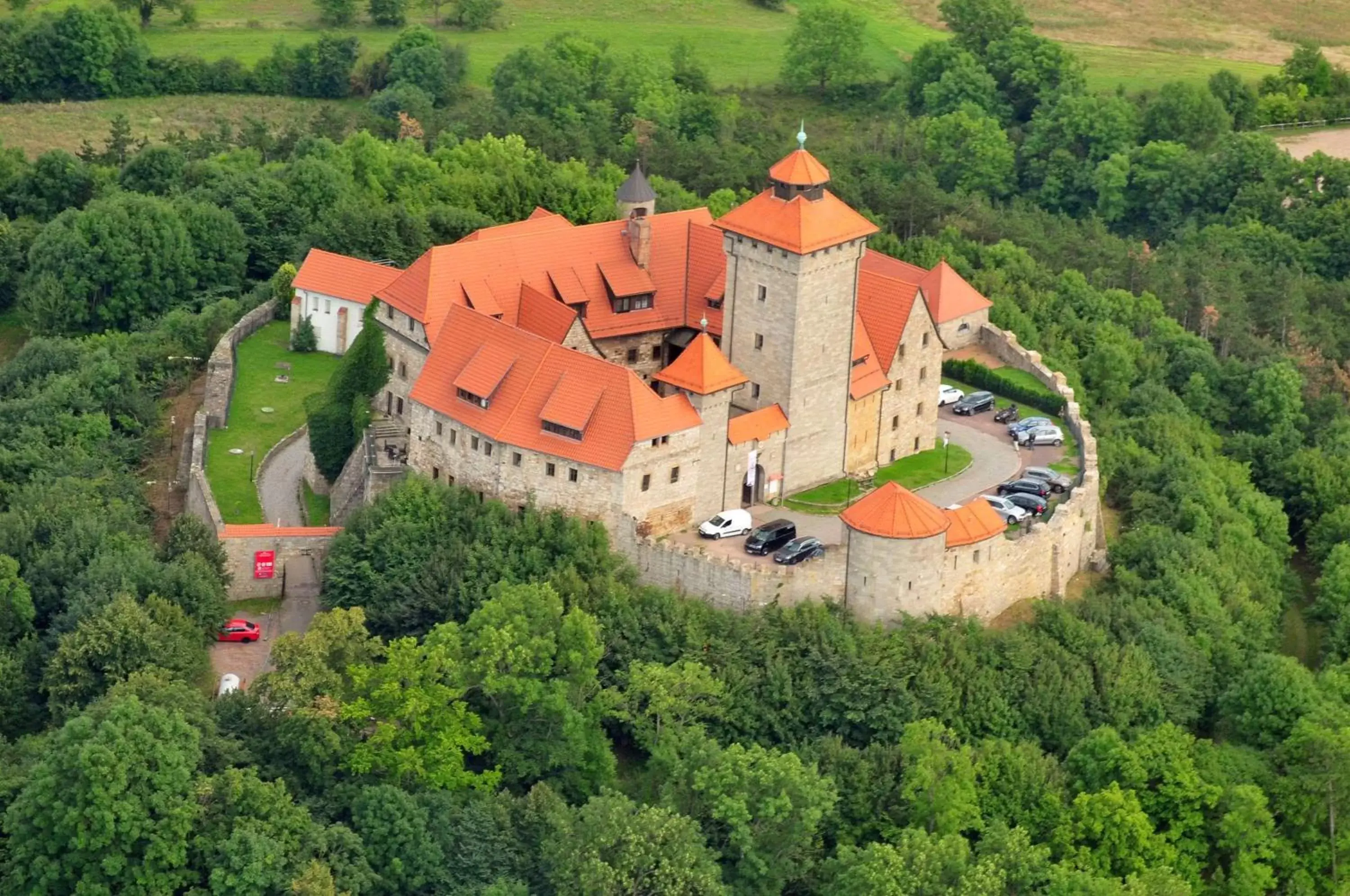 Off site, Bird's-eye View in Best Western Erfurt-Apfelstädt