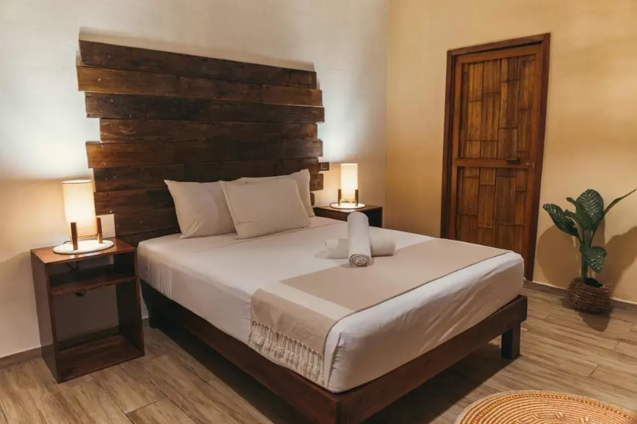 Bed in Hotel Sur Bacalar