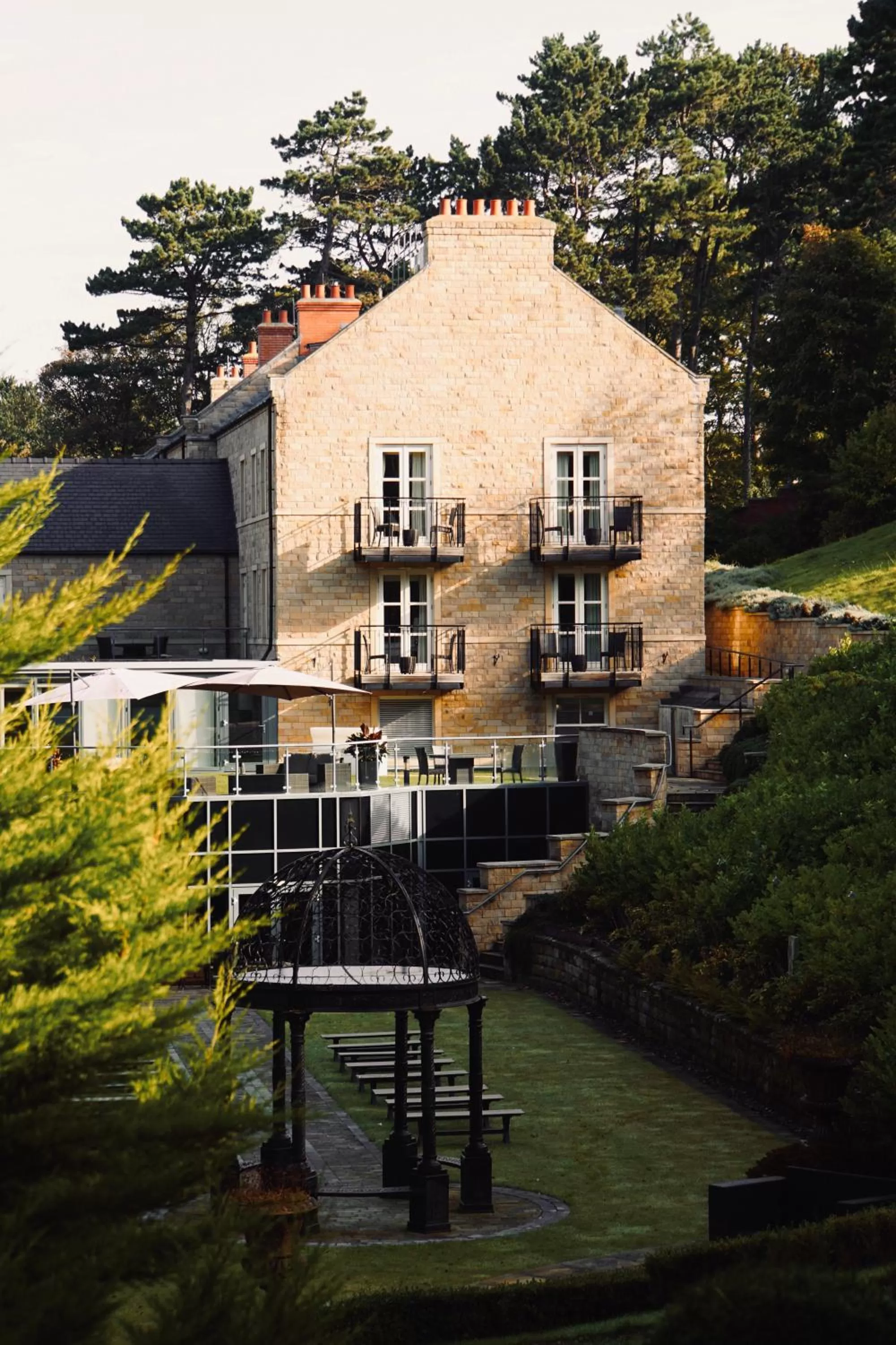 Garden view in Saltmoore