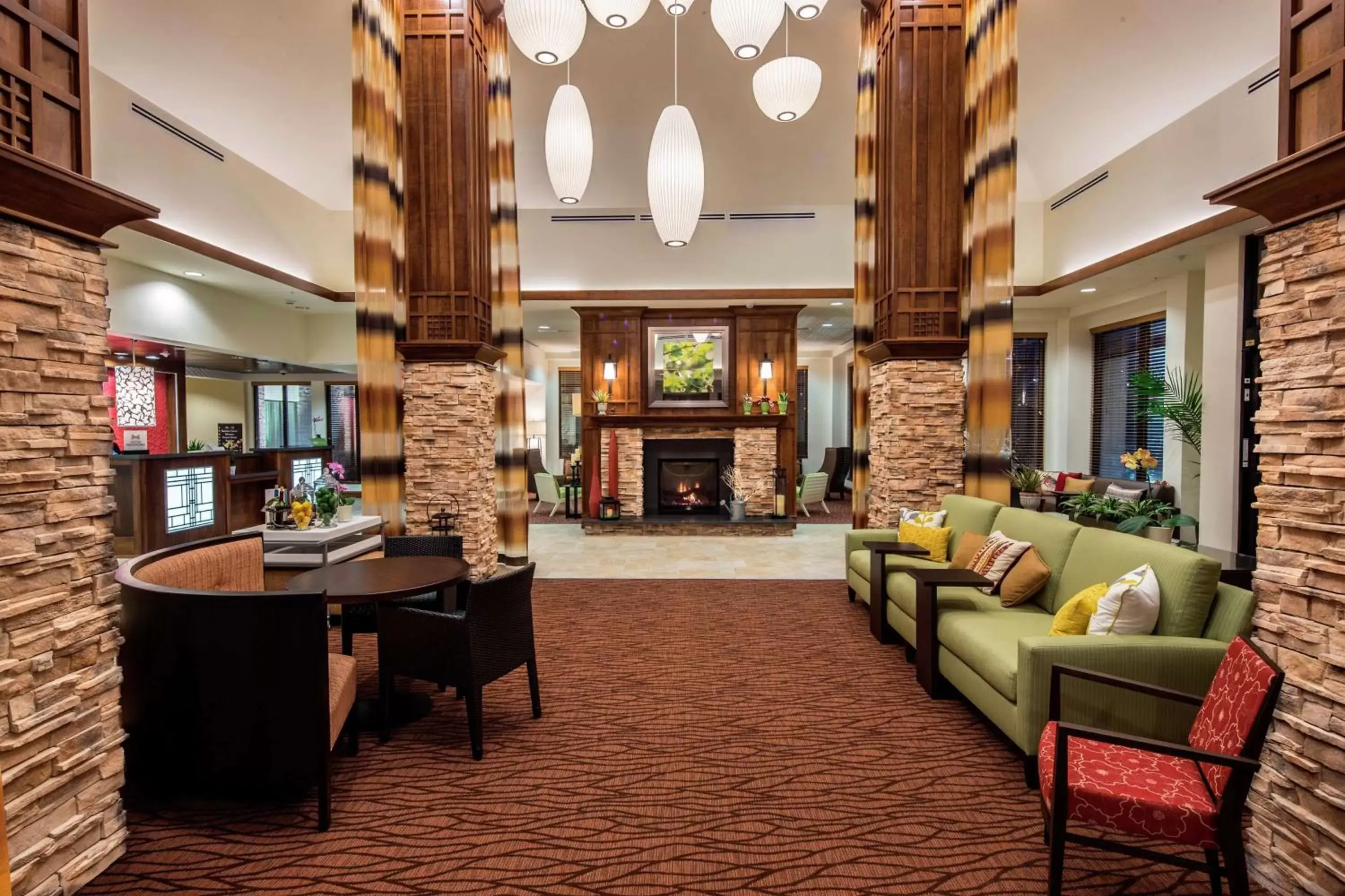Lobby or reception, Restaurant/Places to Eat in Hilton Garden Inn Uniontown