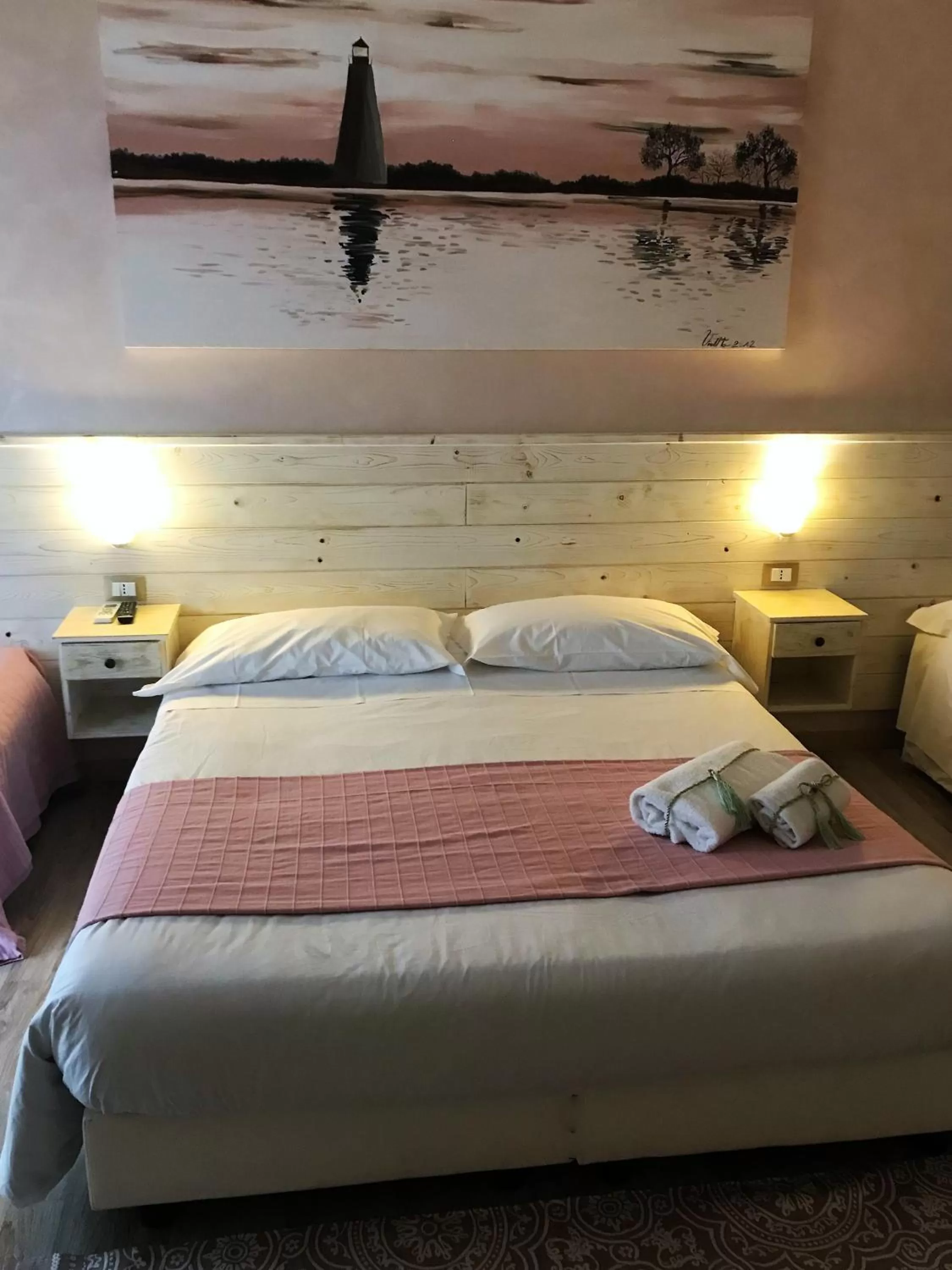 Bed in Fiumicino Airport B&B Deluxe
