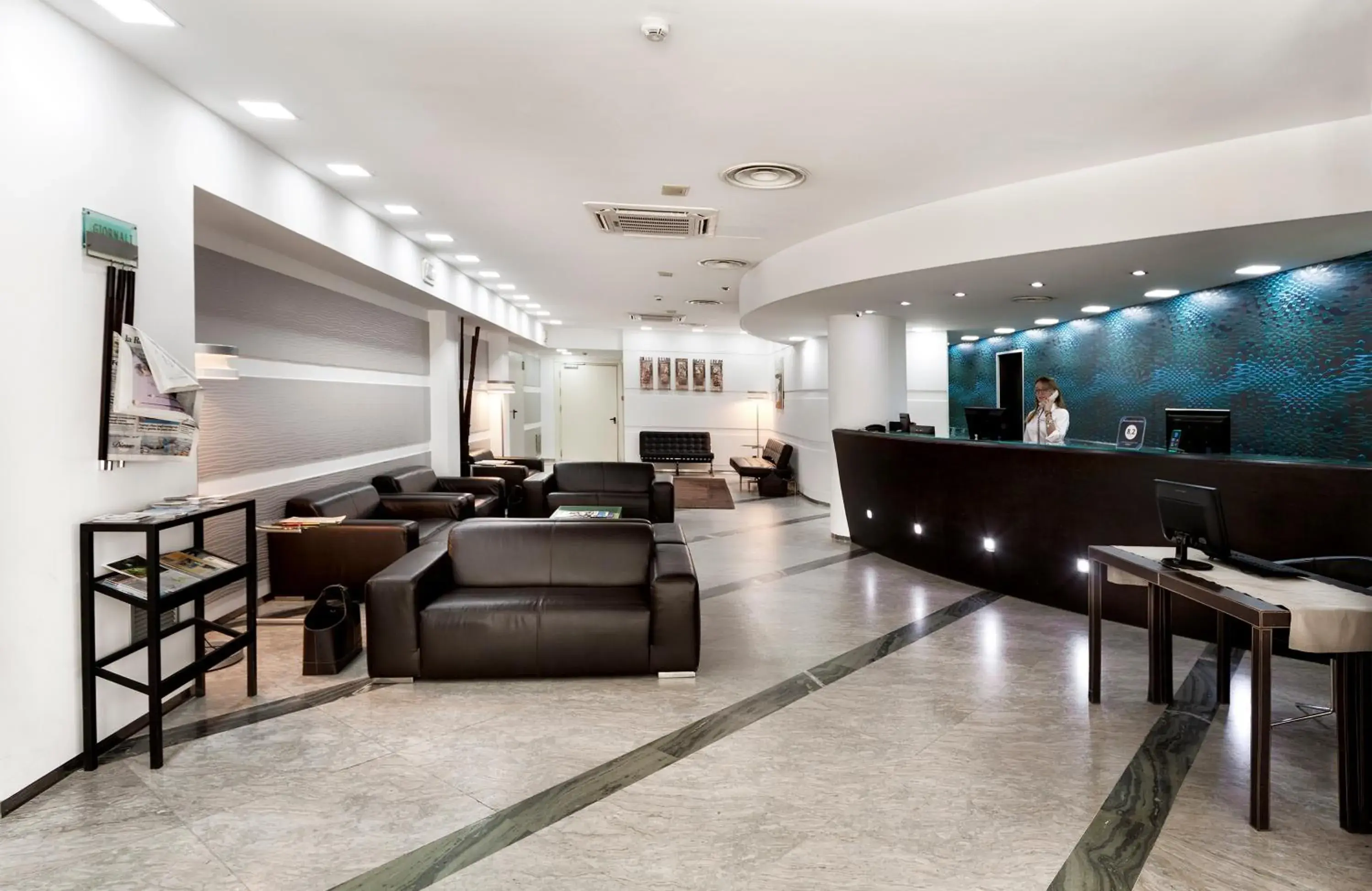 Lobby or reception, Lounge/Bar in Mediterraneo Palace Hotel