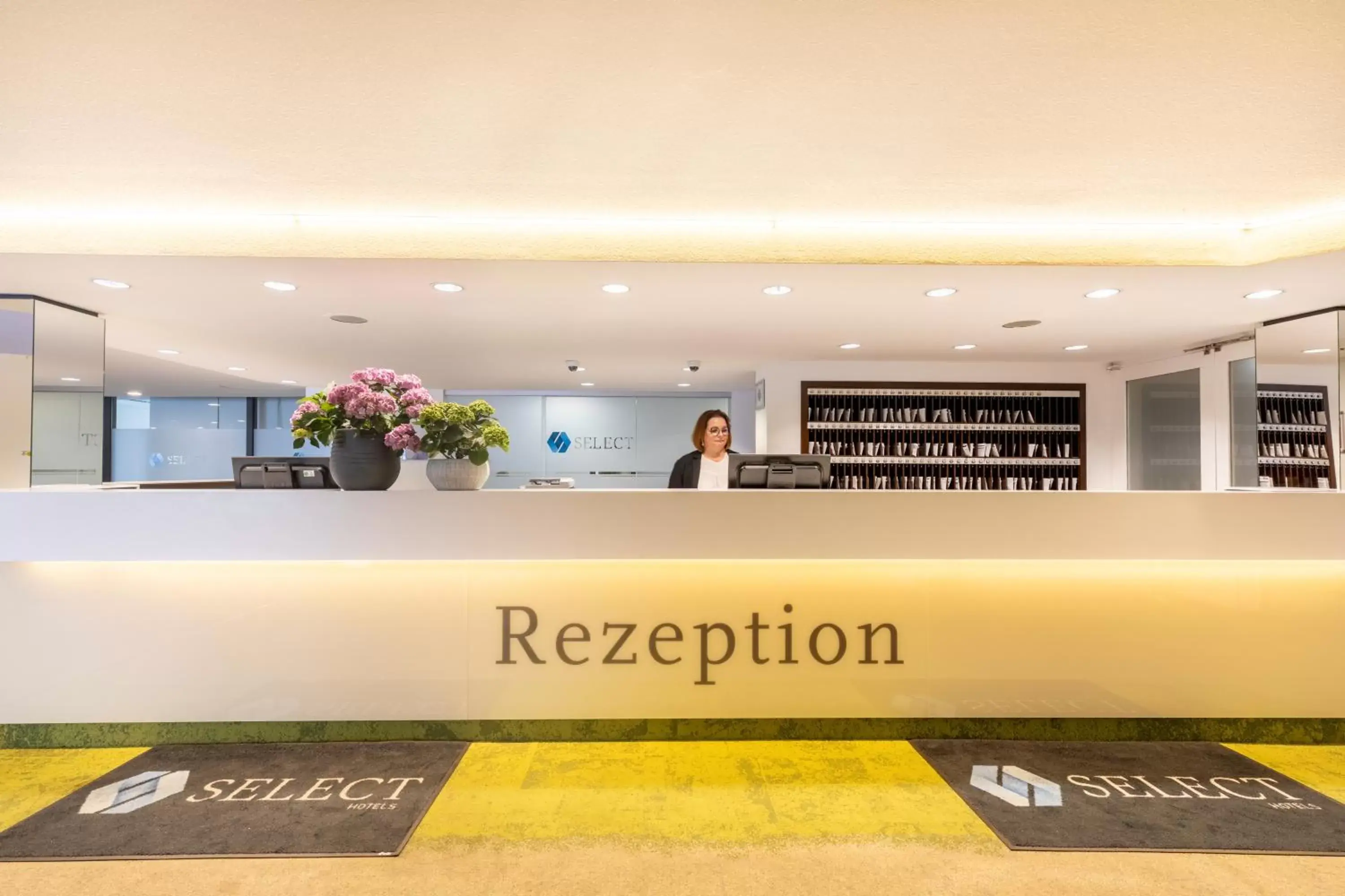Lobby or reception in Select Hotel Erlangen