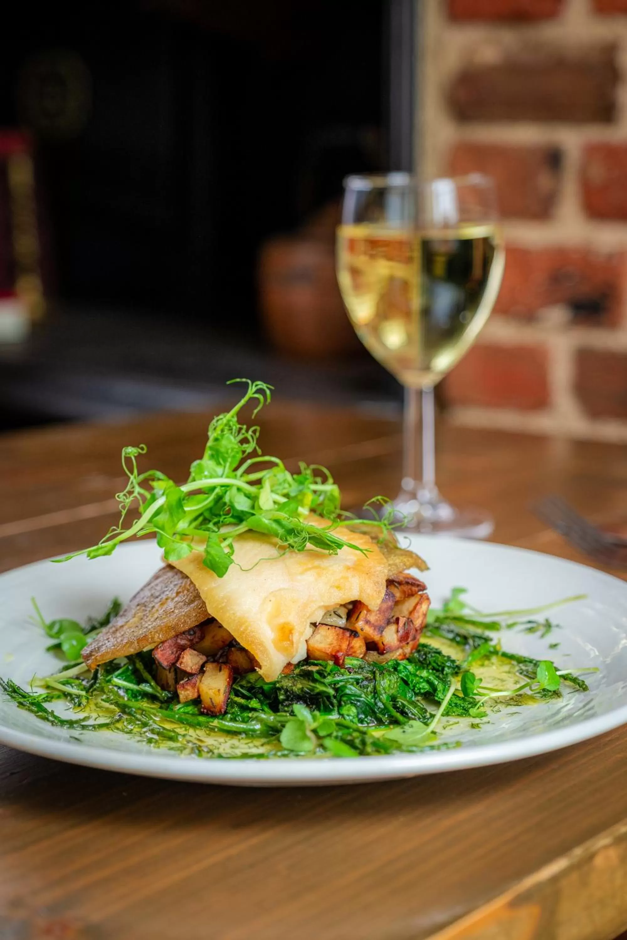 Lunch and Dinner in The George Hotel