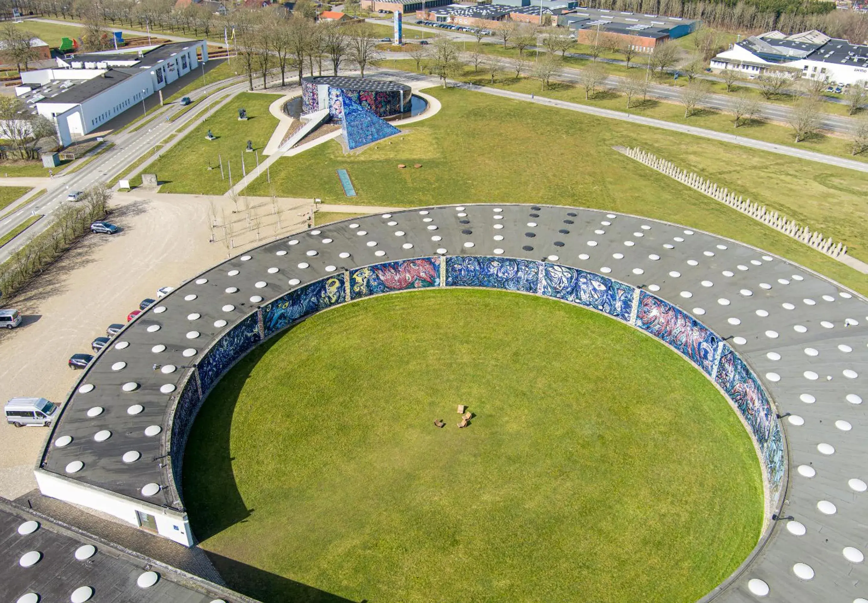 Natural landscape, Bird's-eye View in Østergaards Hotel