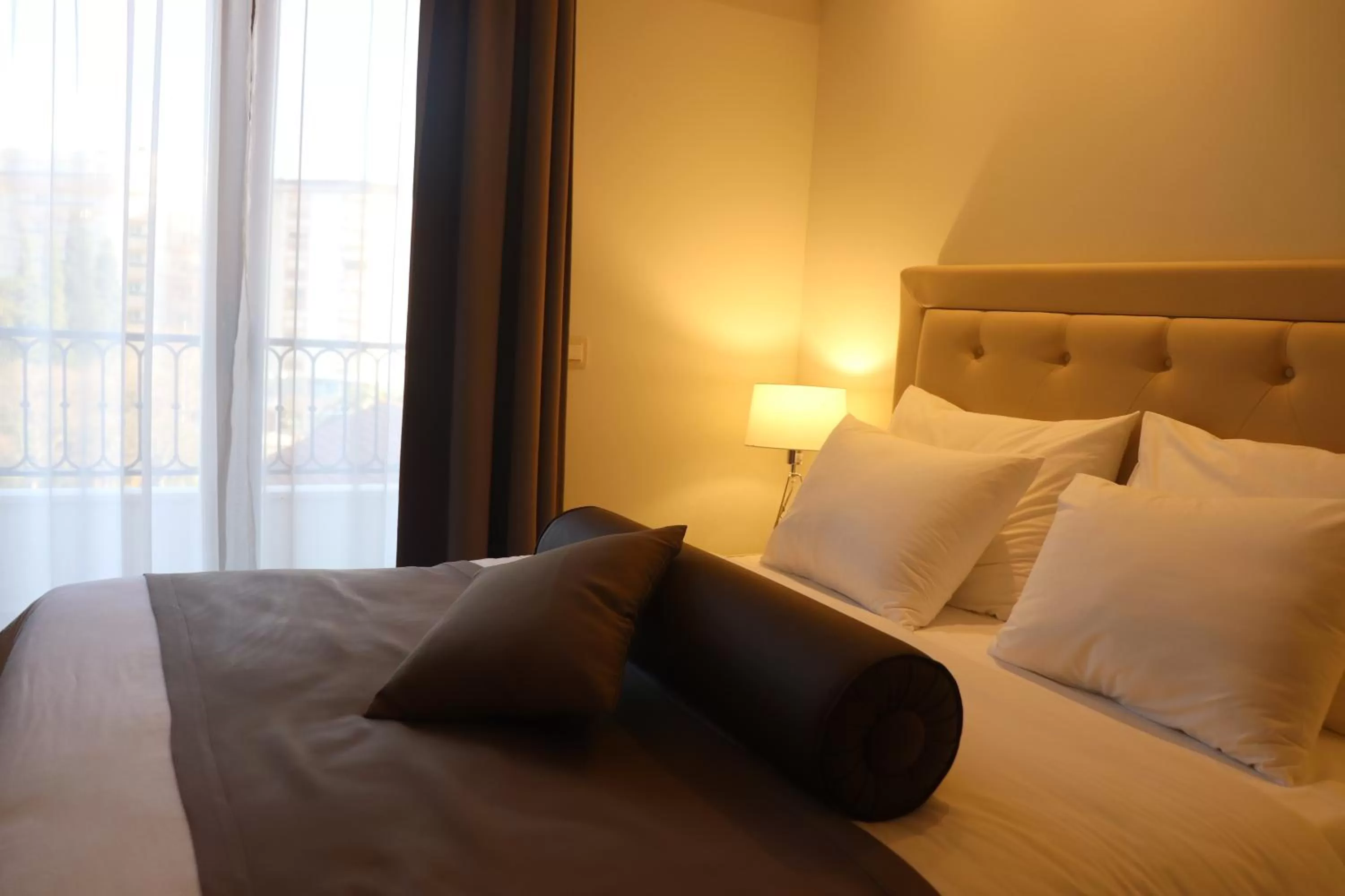 Bed in Hotel Villa Gracia