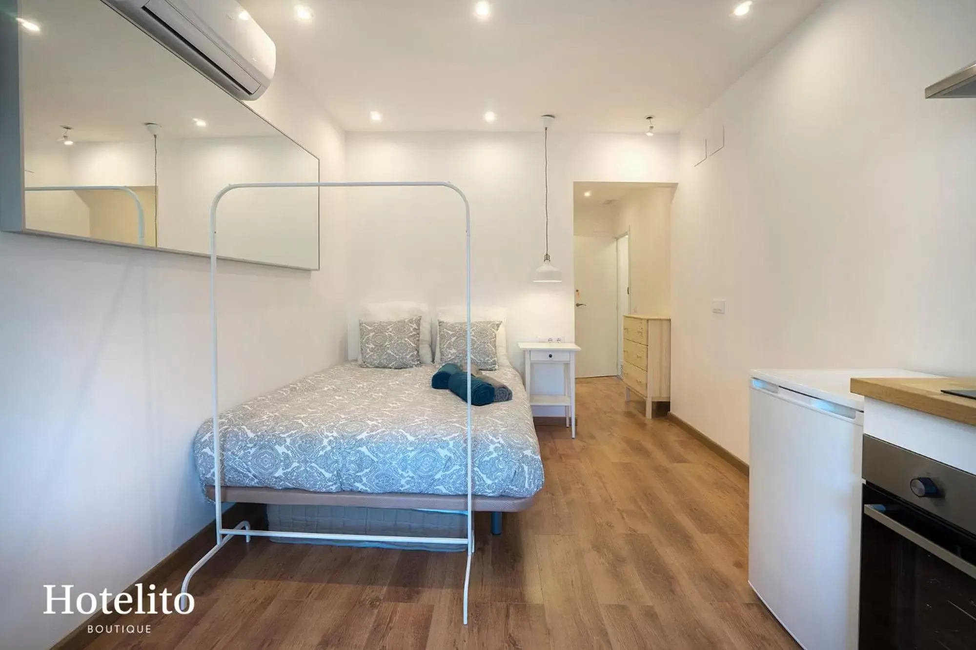 Bed in Hotelito Boutique Badalona.