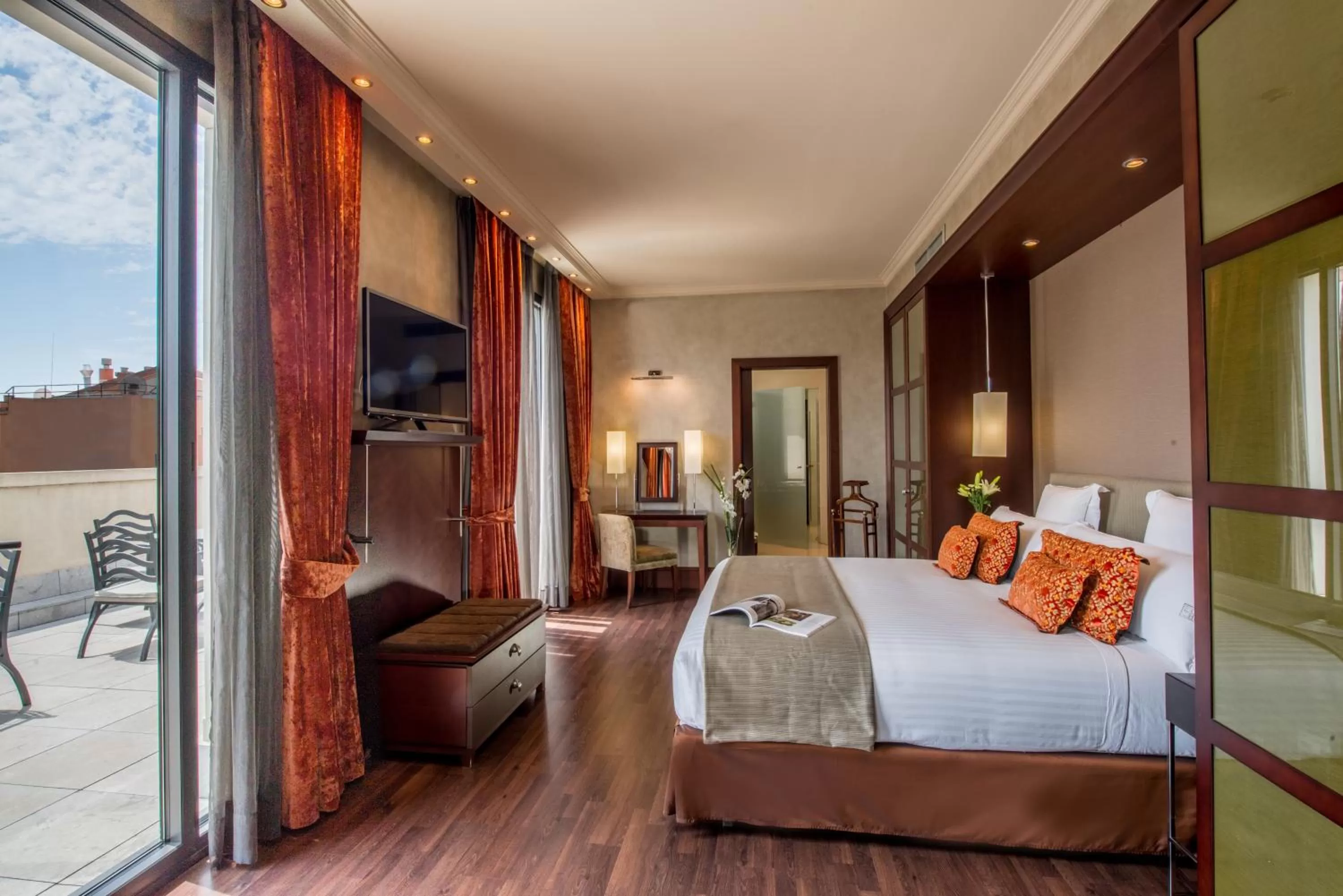 Bed in Hotel Barcelona Center