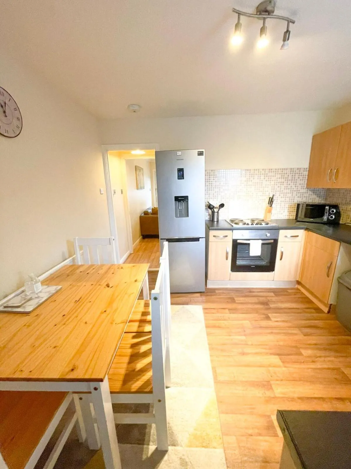 Kitchen/Kitchenette in Borden Terrace by Kasay Stays