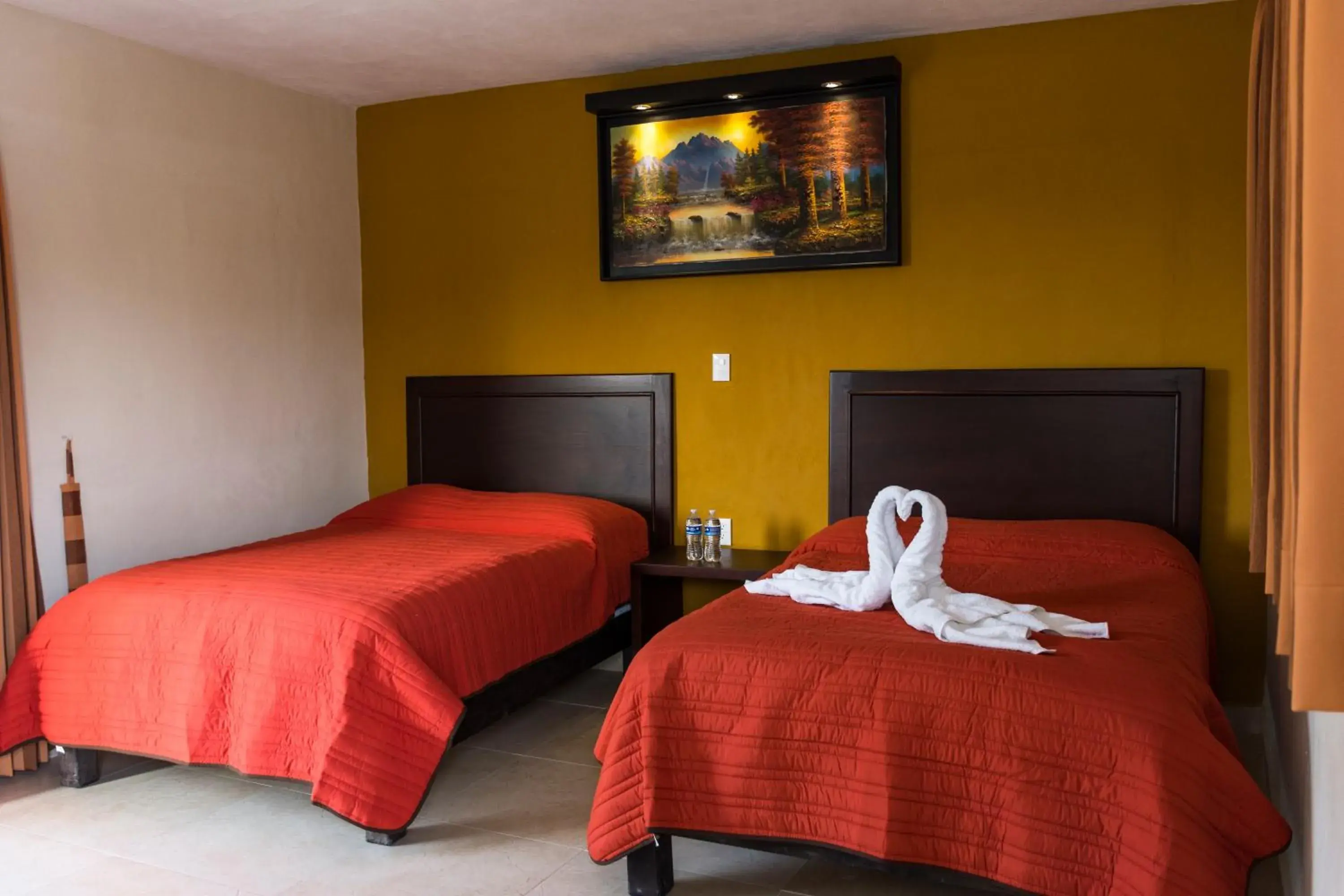 Bed in Terracota Corner Rooms