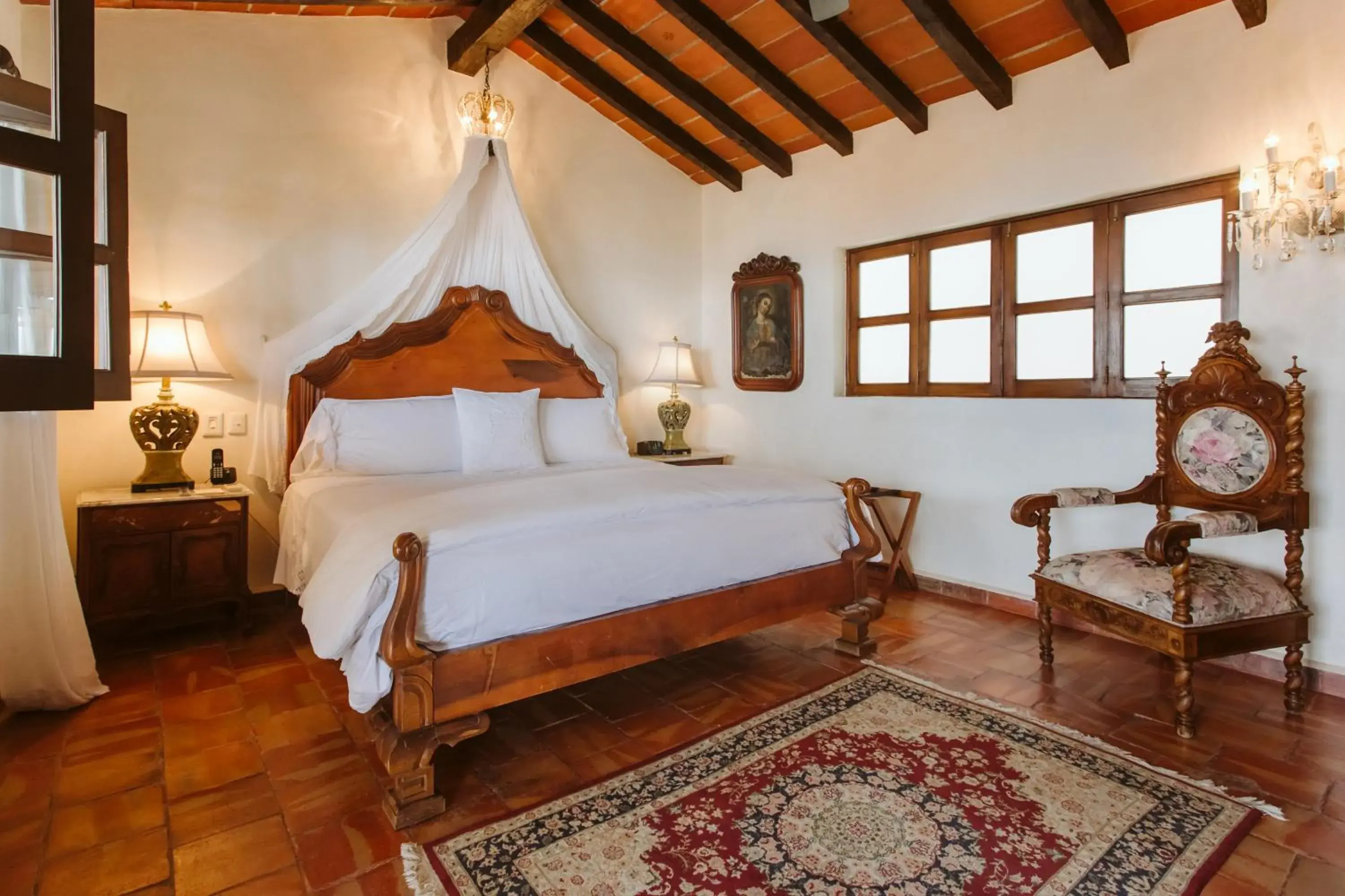 Bed in Hacienda San Angel