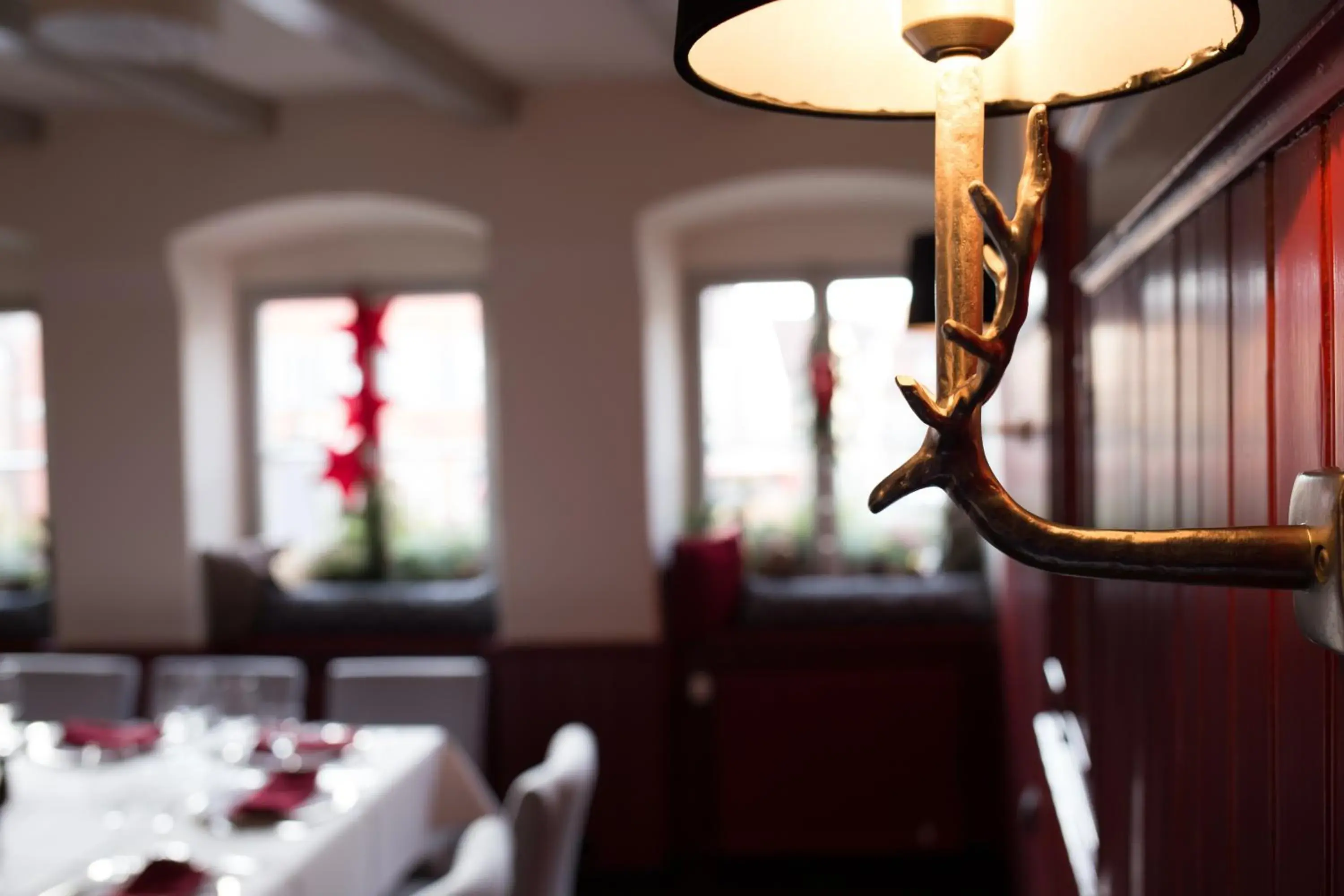 Decorative detail, Restaurant/Places to Eat in Romantik Hotel Greifen-Post