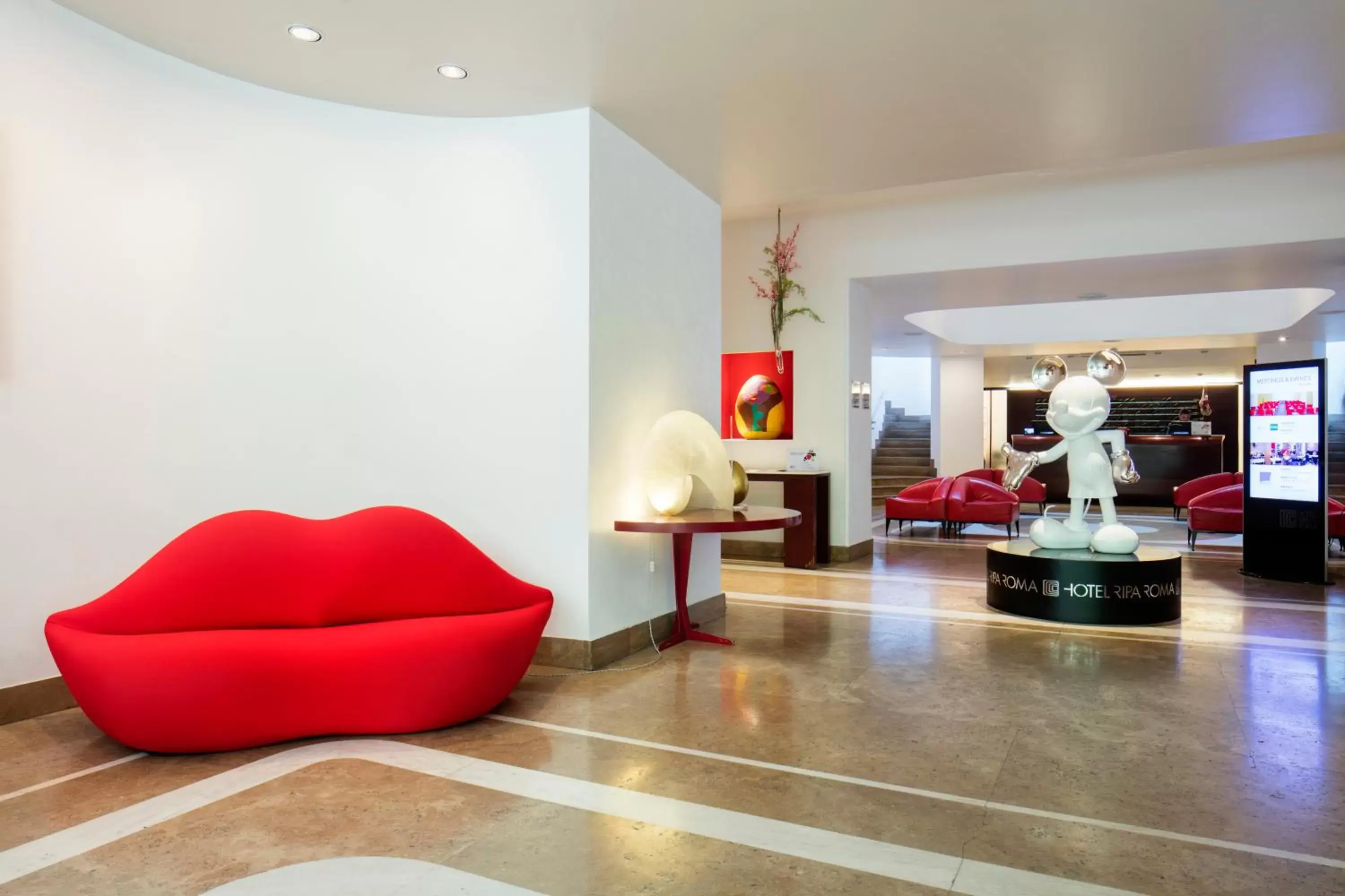 Lobby or reception in Hotel Ripa Roma